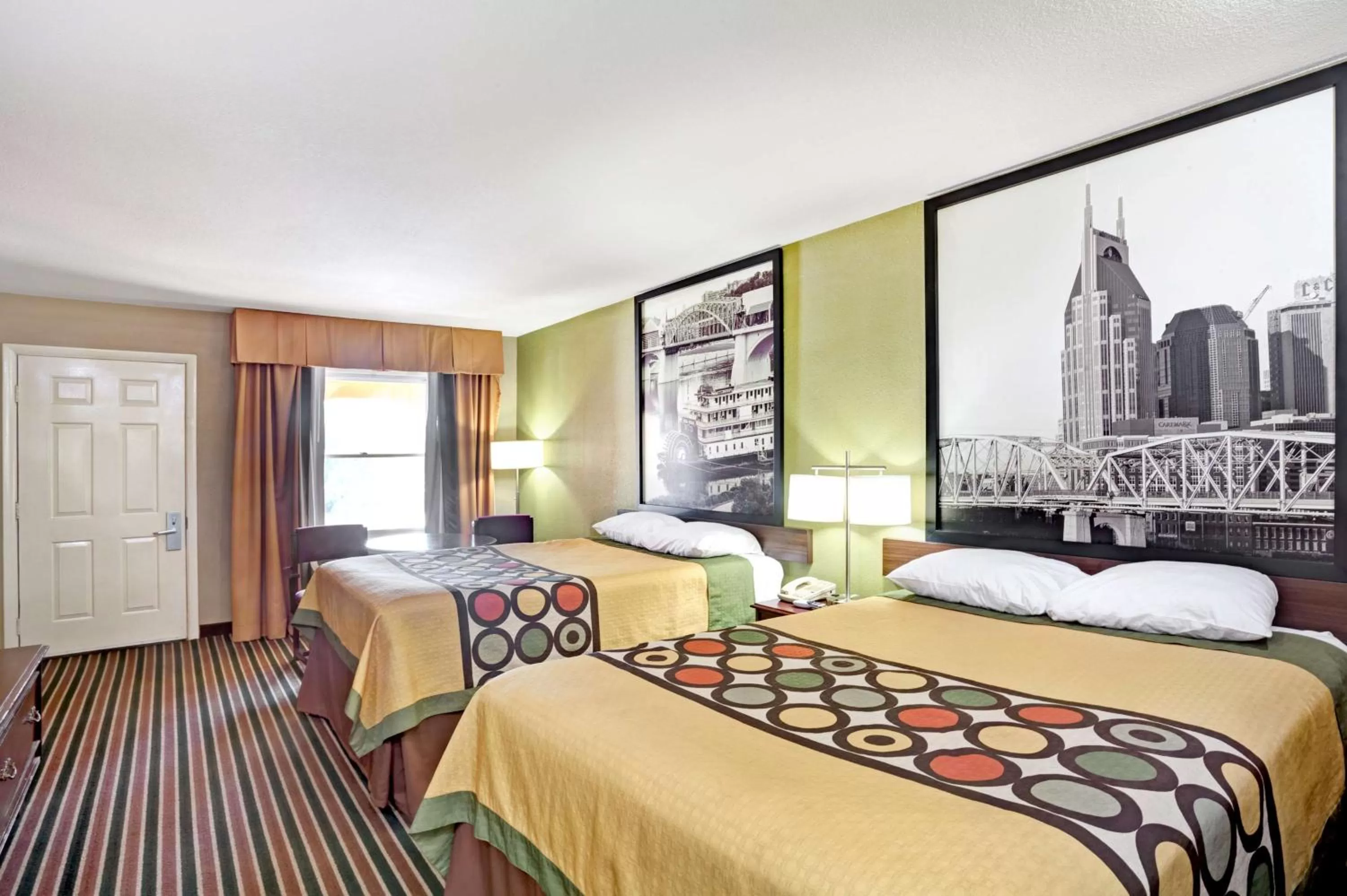 Double Room with Two Double Beds - Smoking in Super 8 by Wyndham Nashville West