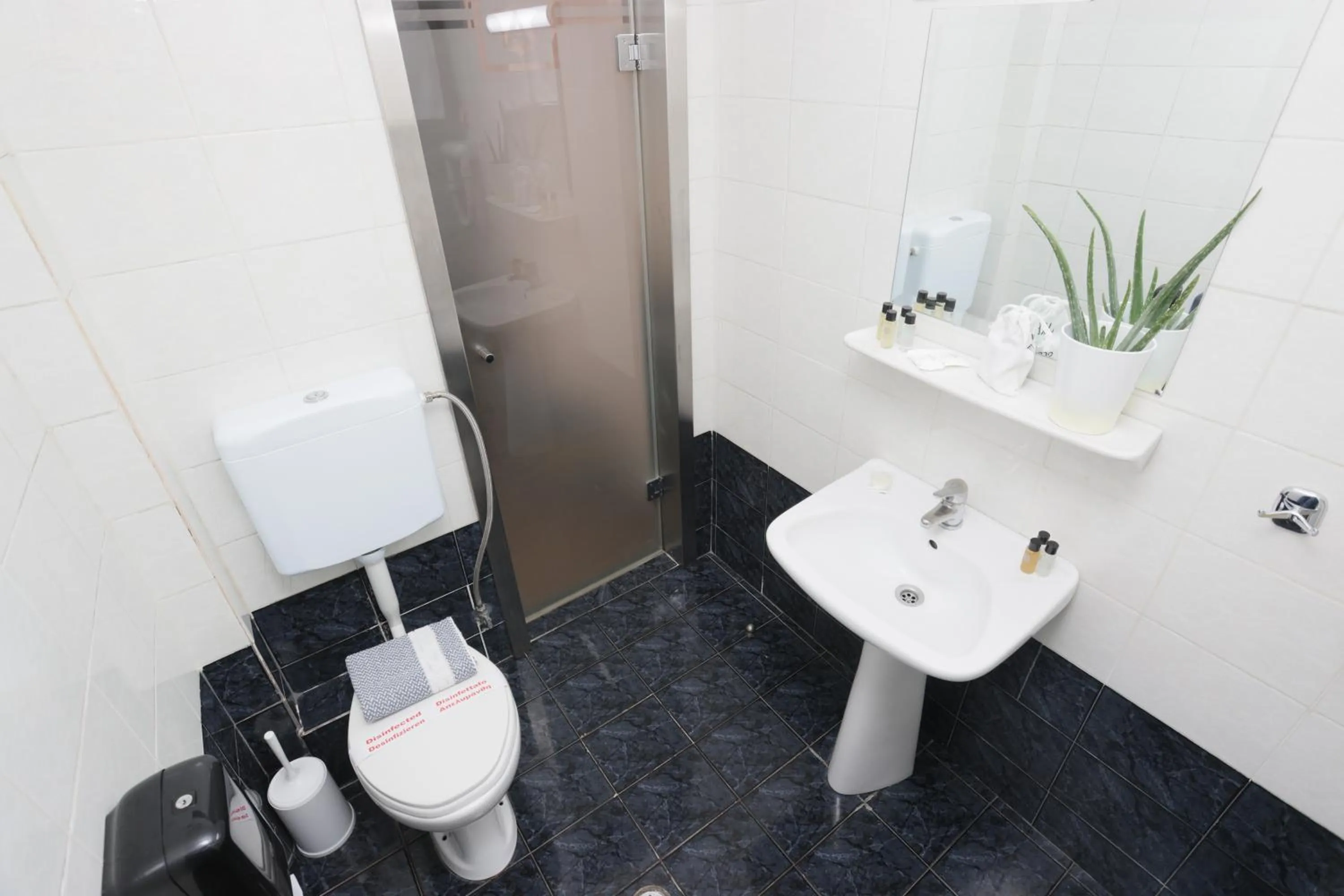 Bathroom in Aegeon Hotel