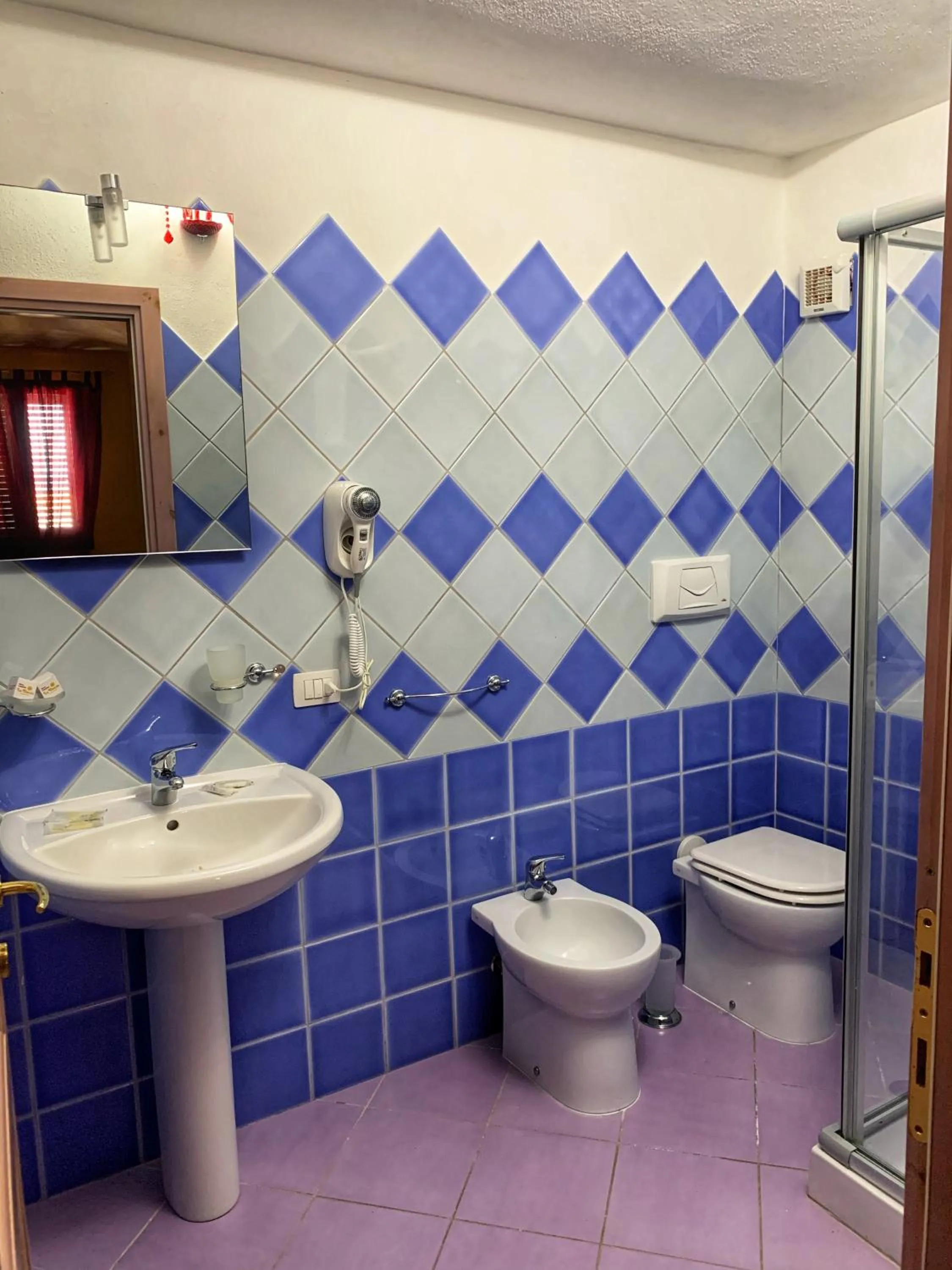 Bathroom in Hotel La Ciaccia