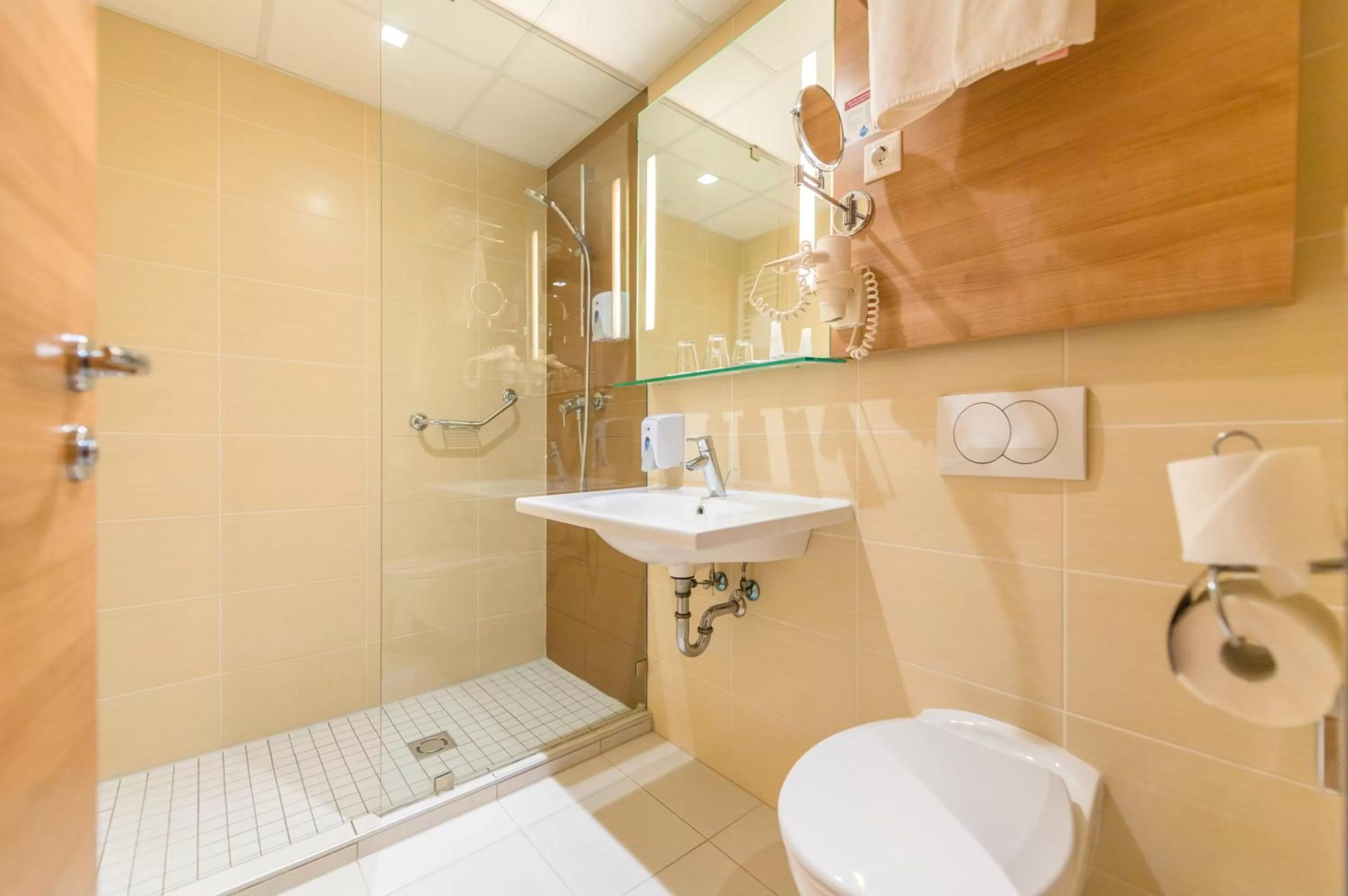 Shower in Expo Tower by Mellow Mood Hotels