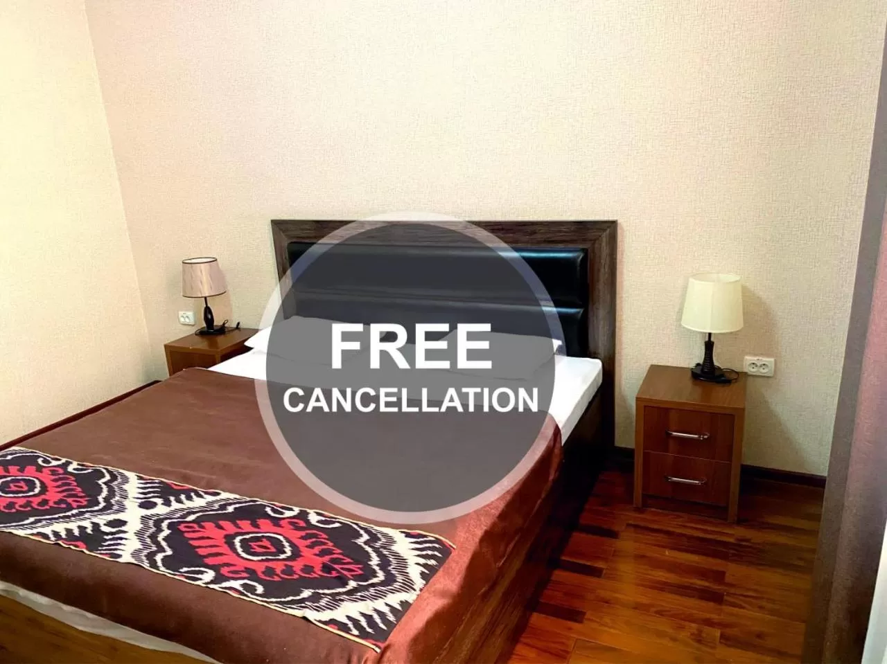 Bed in Hotel Vardonze