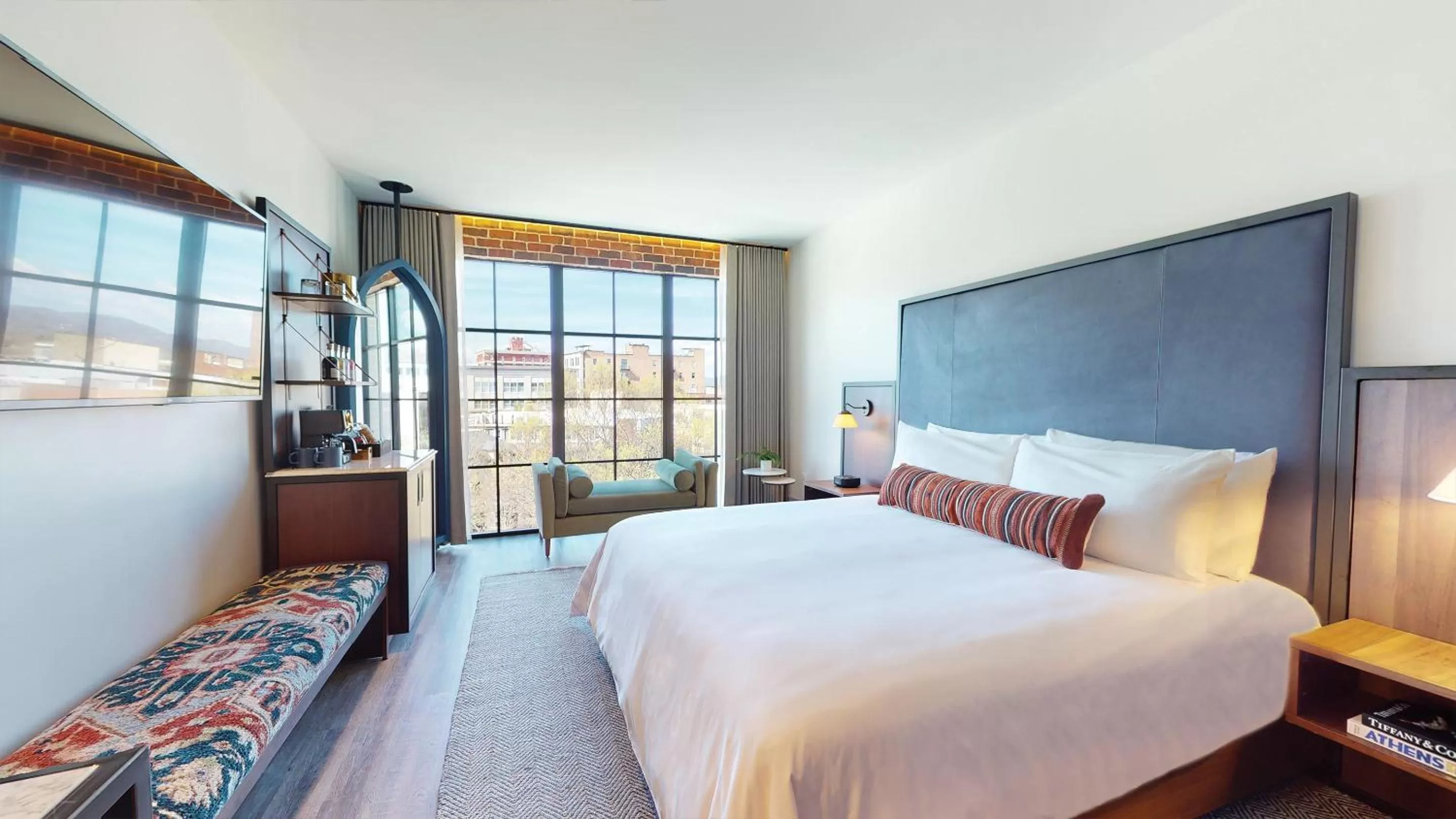 Bed in The Restoration Asheville