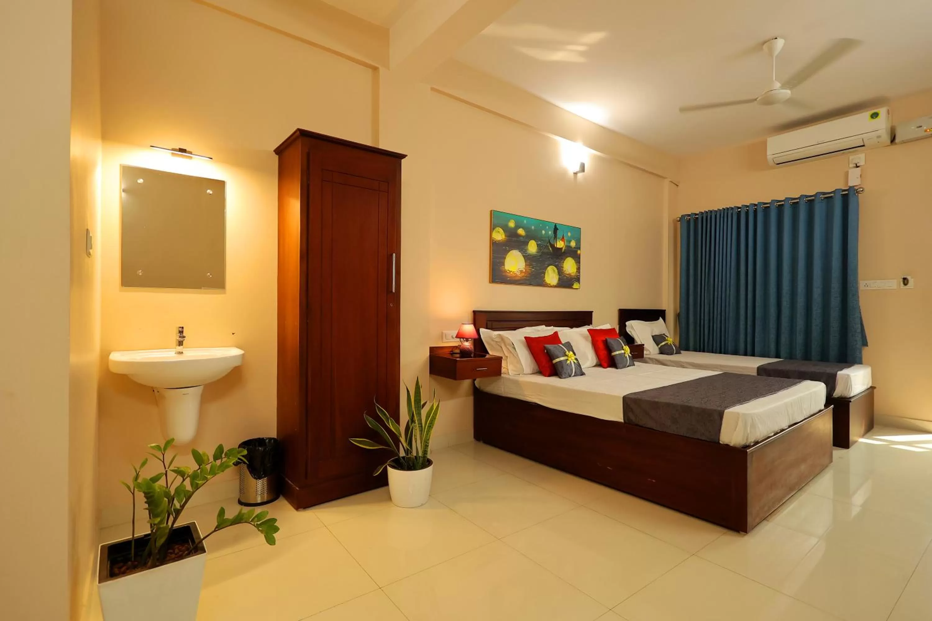 Bed in Isha Residency