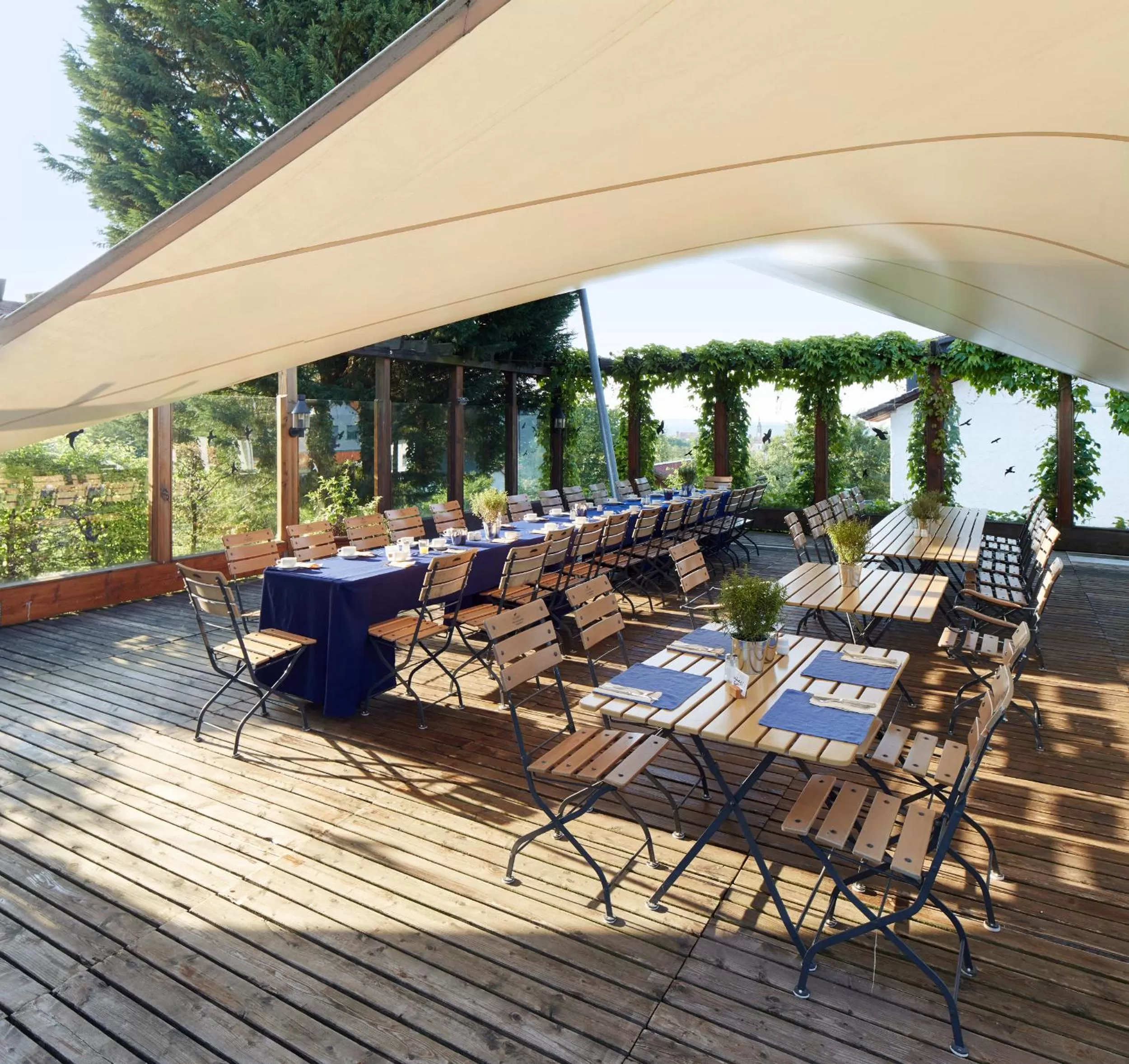 Balcony/Terrace in NaturKulturHotel Stumpf