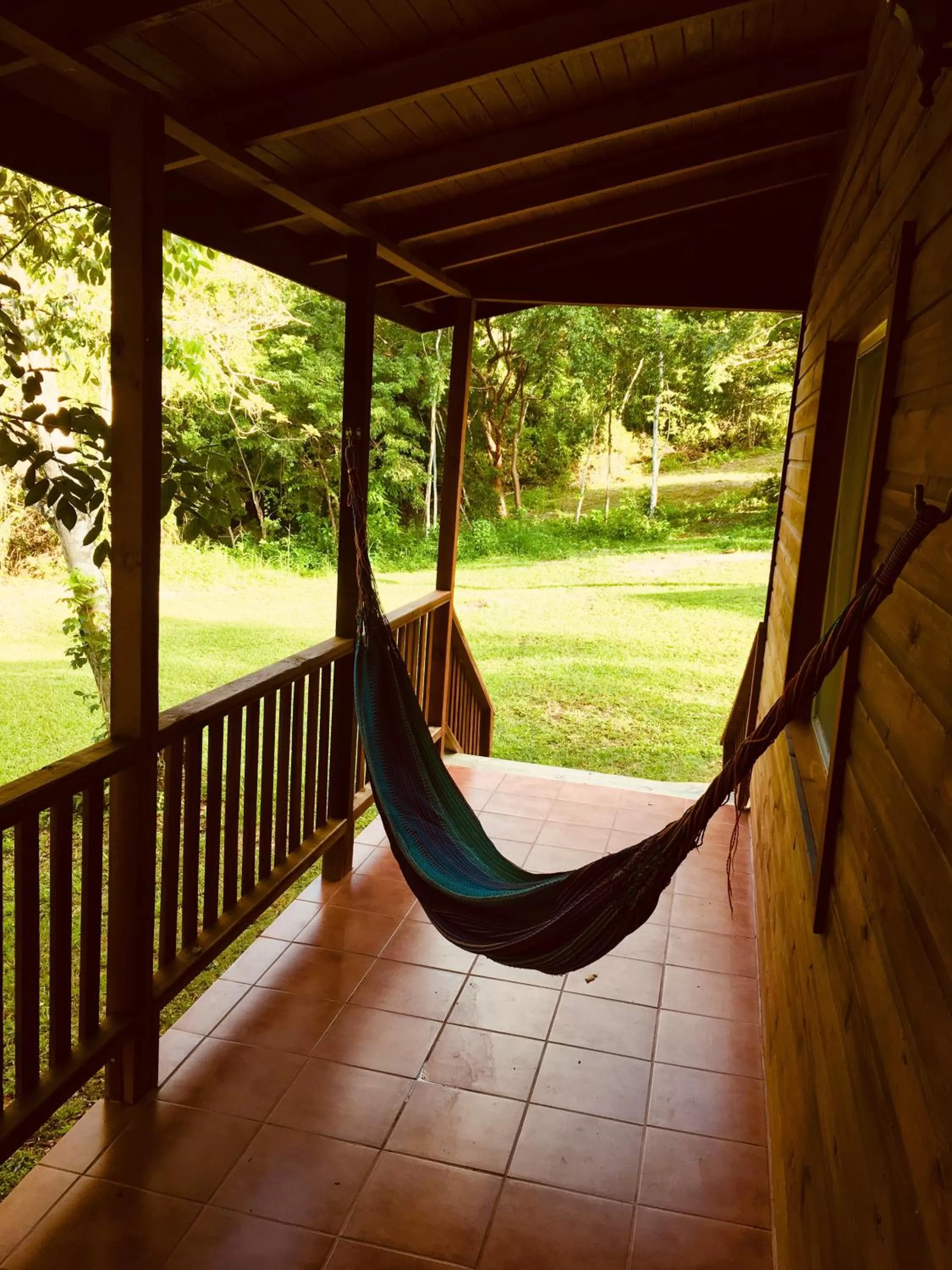 Balcony/Terrace in The Log Cab-Inn
