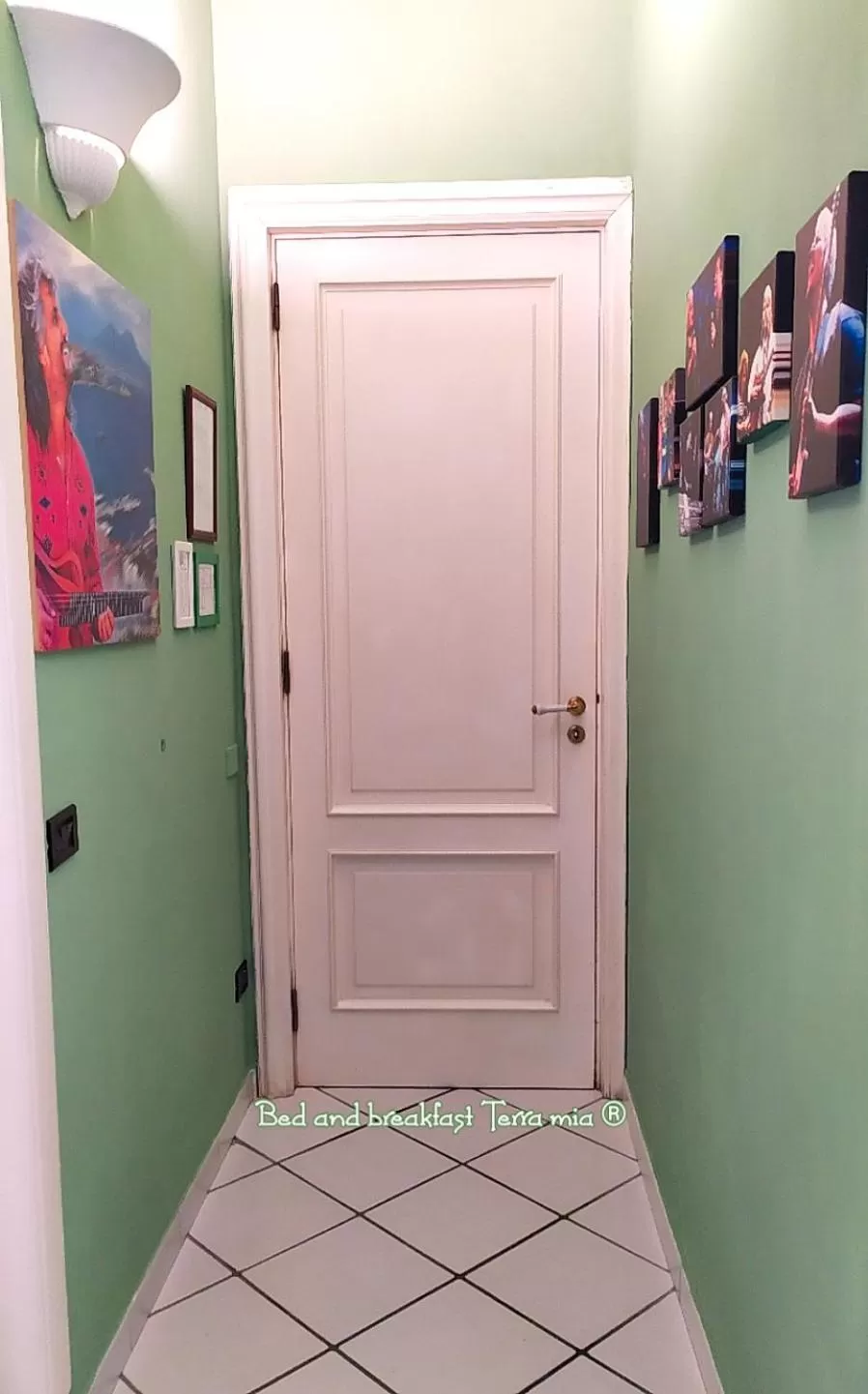 Decorative detail in B&B Terra Mia Napoli