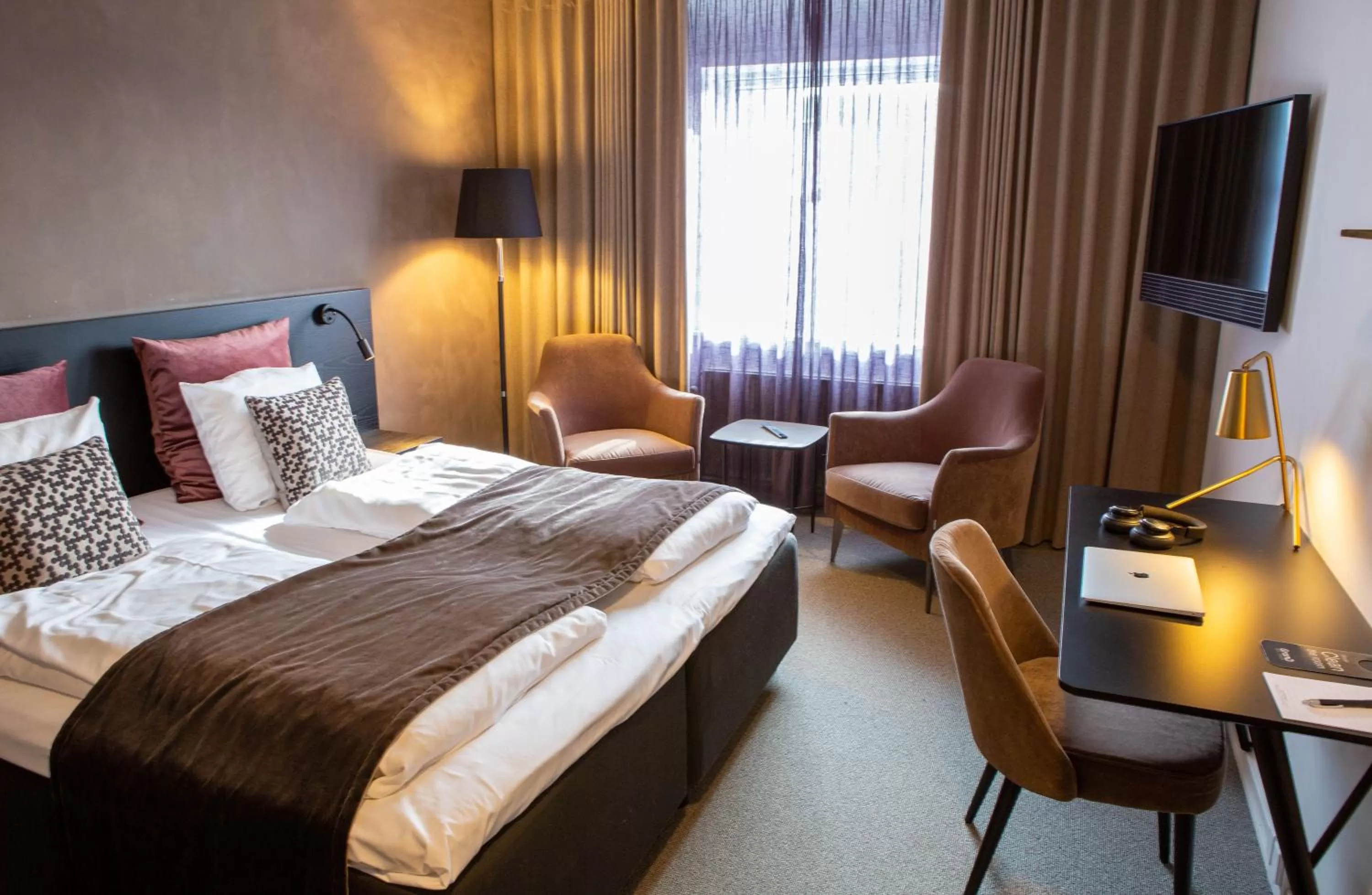 Bed in Struer Grand Hotel