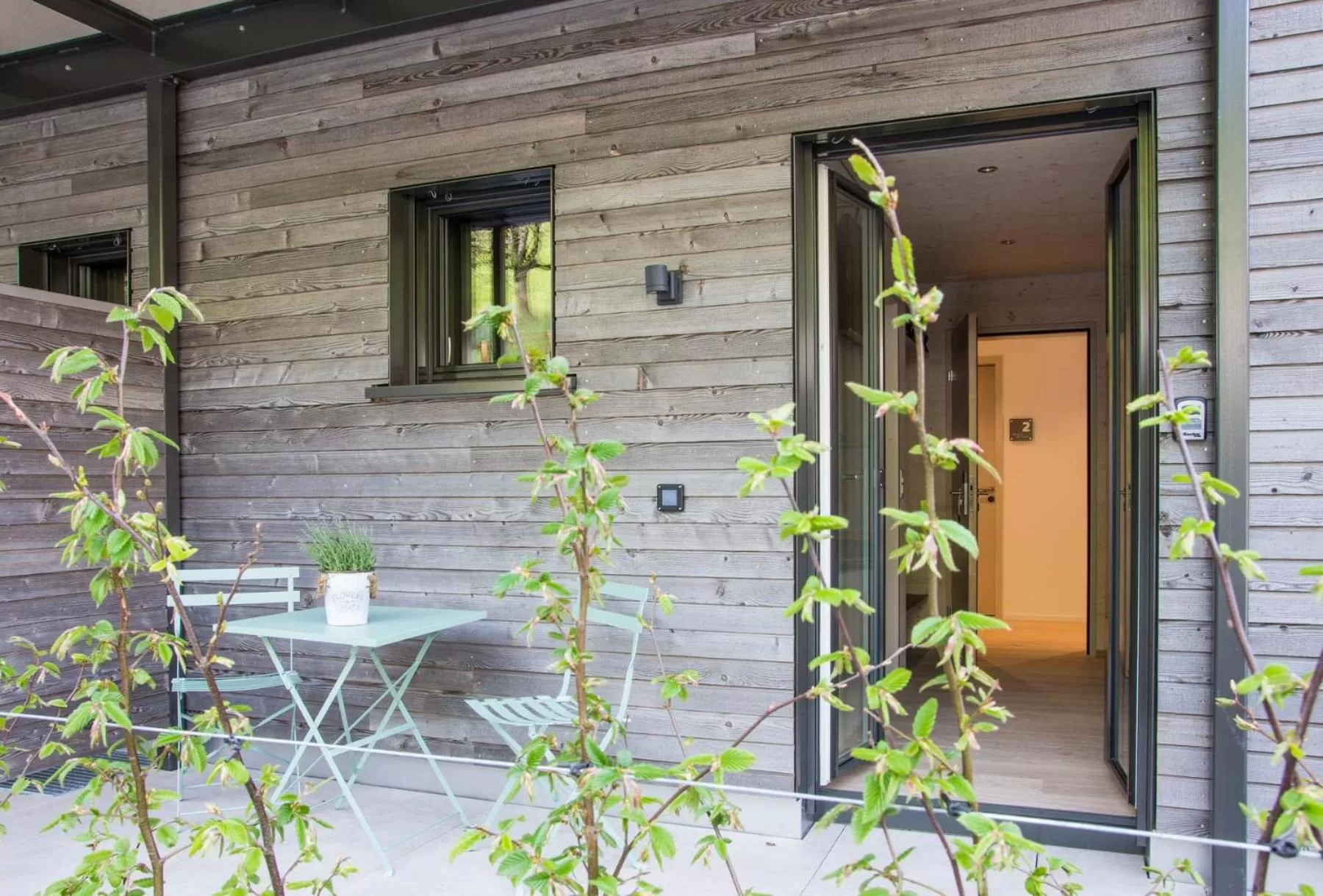 Balcony/Terrace in kroneLODGE - Self-Check-In Hotel