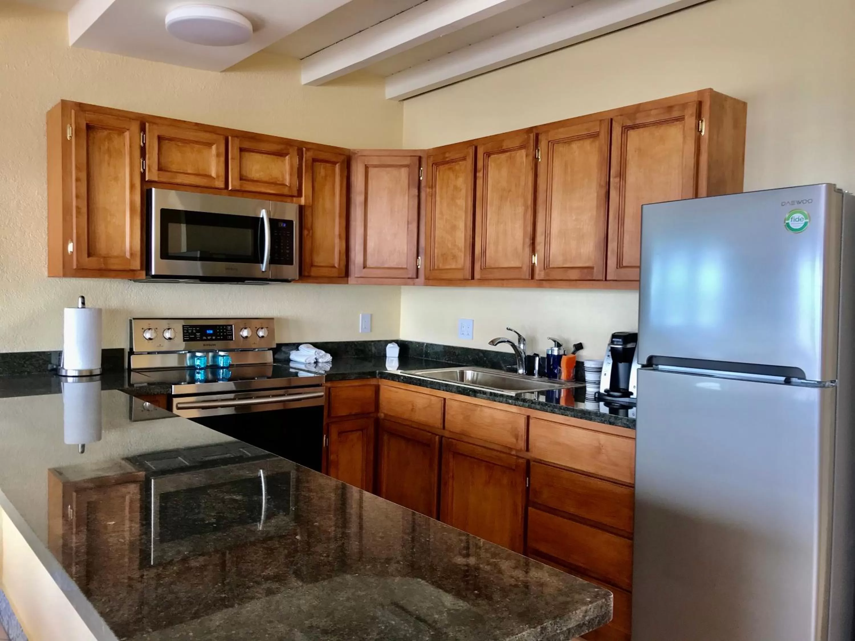 Kitchen or kitchenette in Quinta Pacifica Beachfront Villas