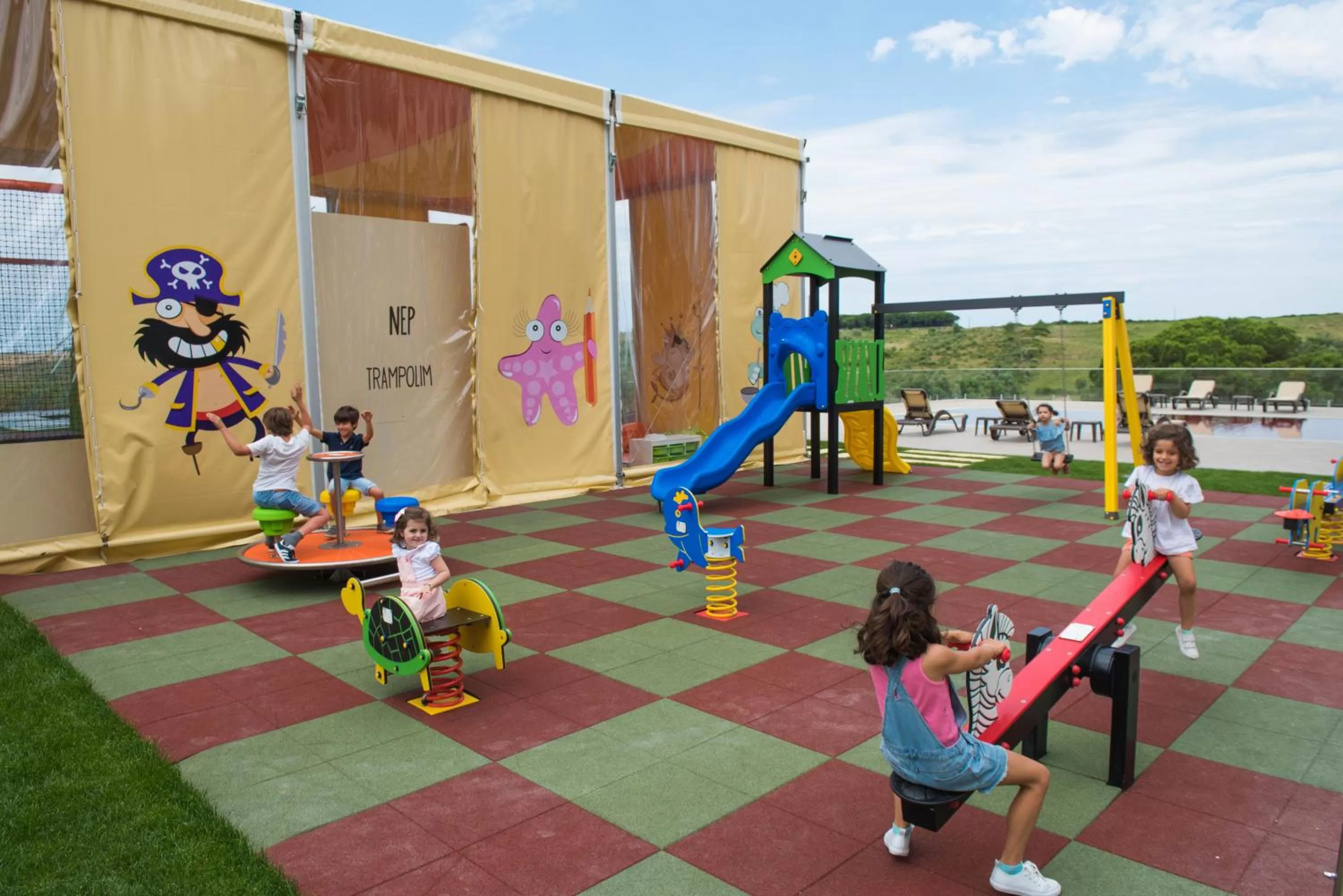 Children play ground in Vila Gale Collection Sintra