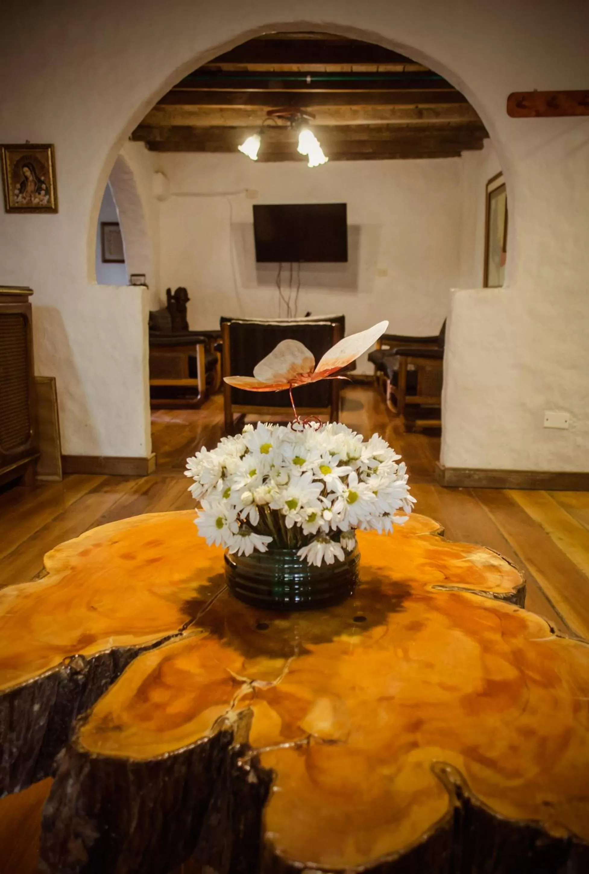 Bedroom, Restaurant/Places to Eat in Finca Campestre La Adelita B&B