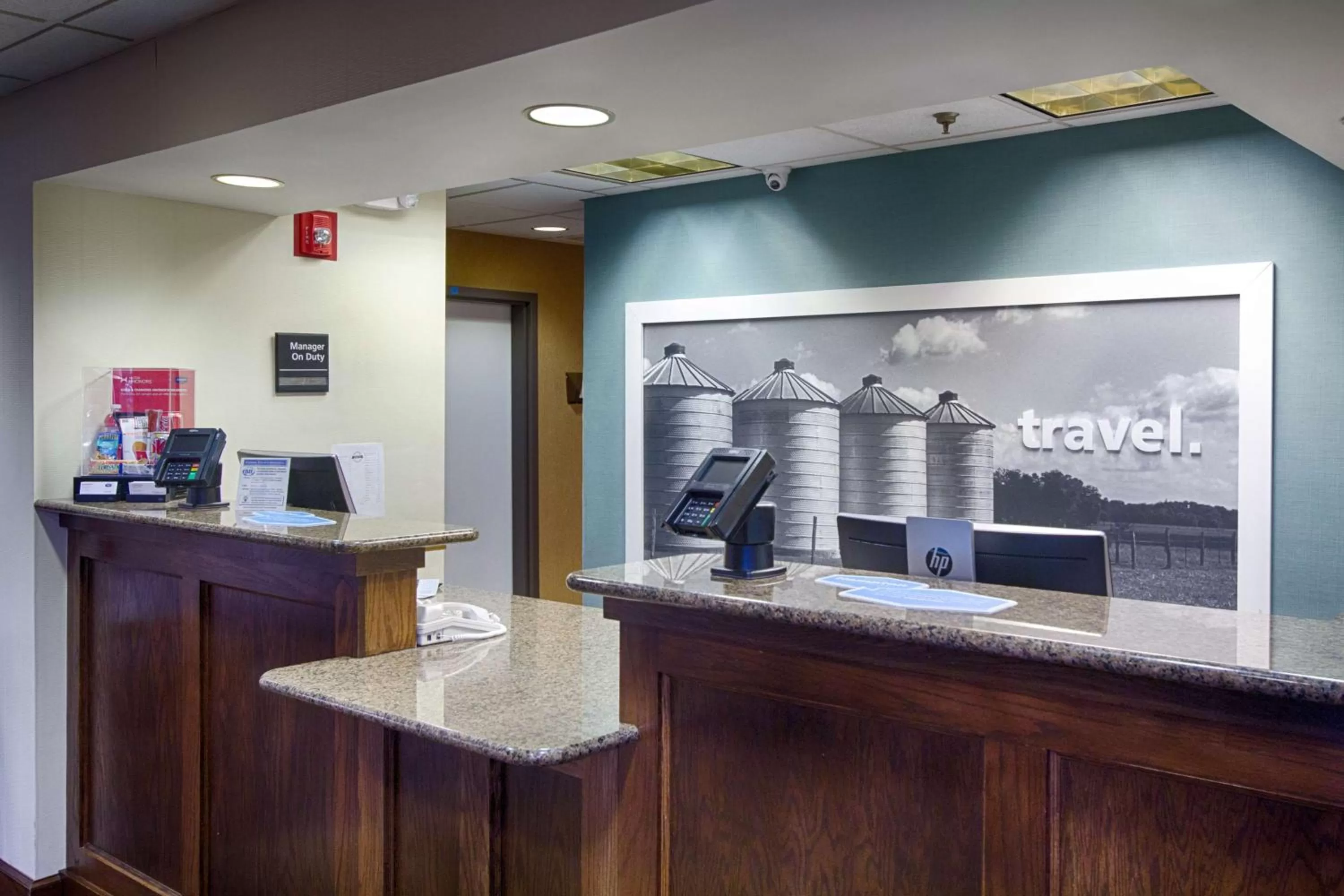 Lobby or reception in Hampton Inn Salina