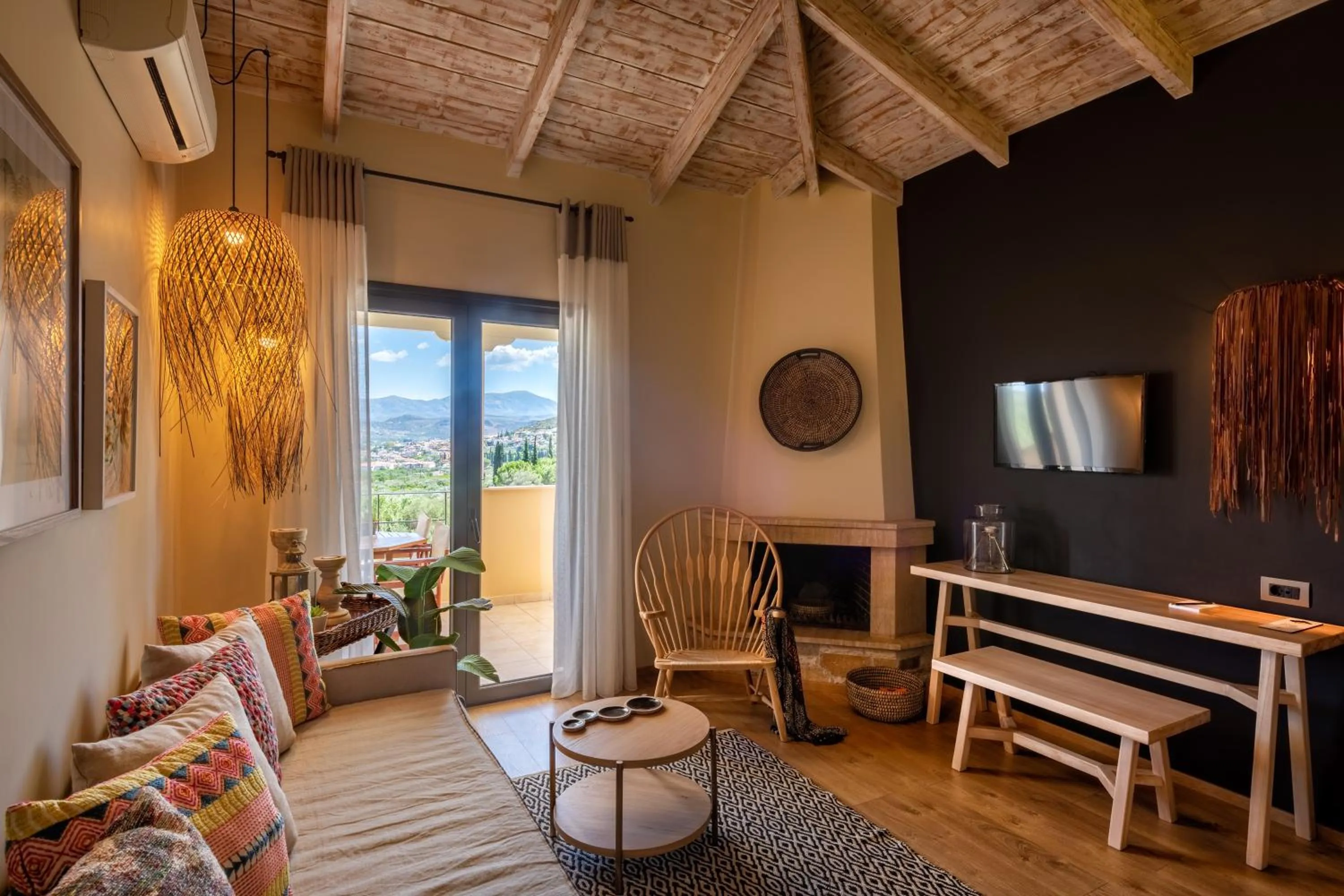 Living room in Anthemion Suites and Villas