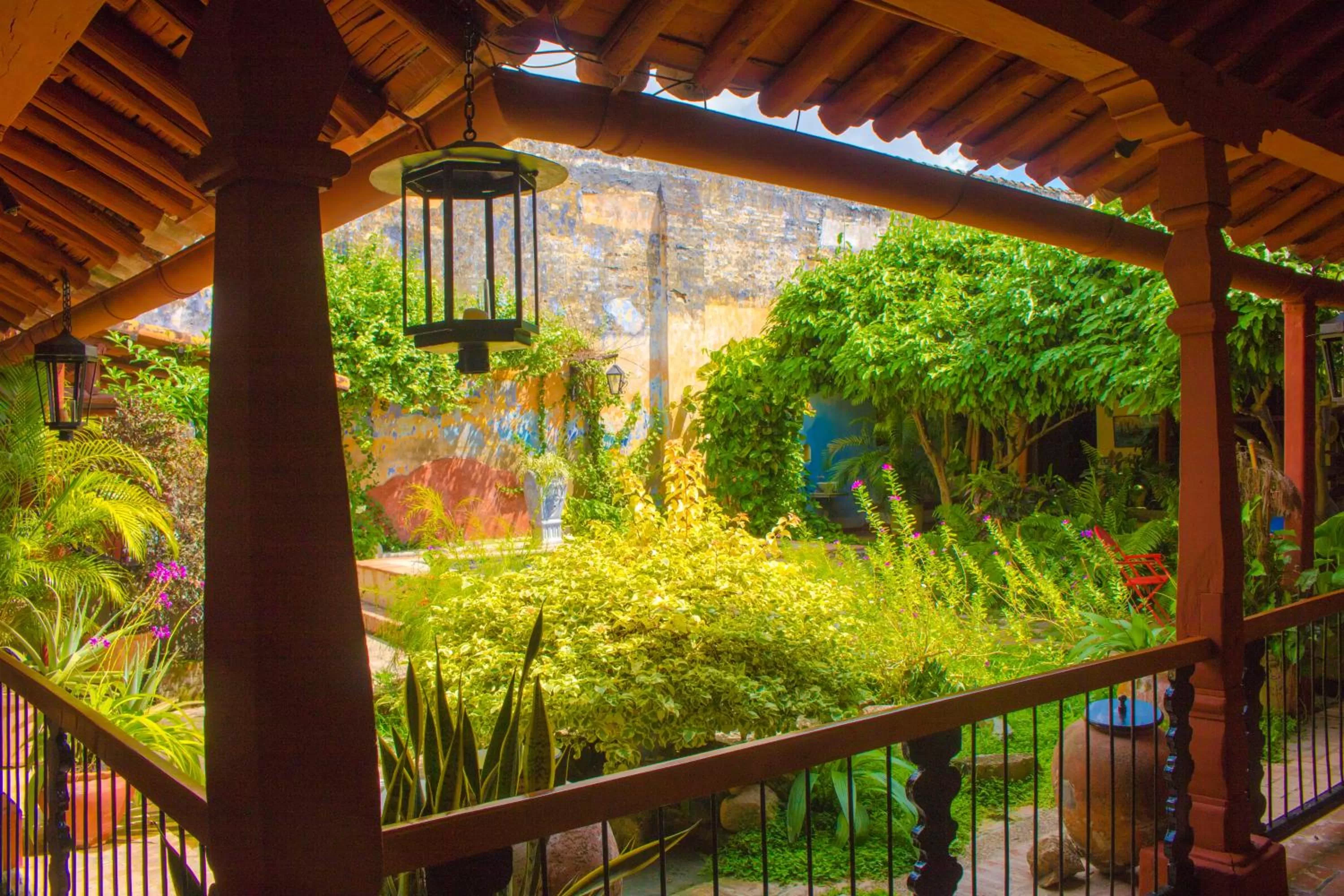 Garden view in CASA SINNING-año1637