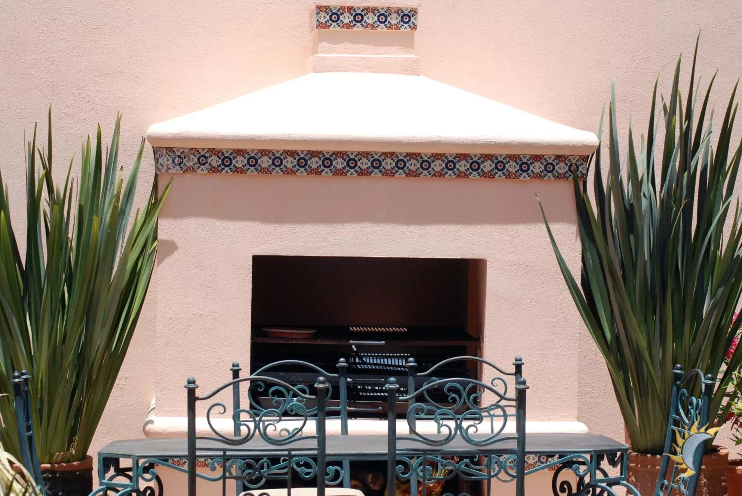 Patio in Hotel Tierra de Sol y Luna