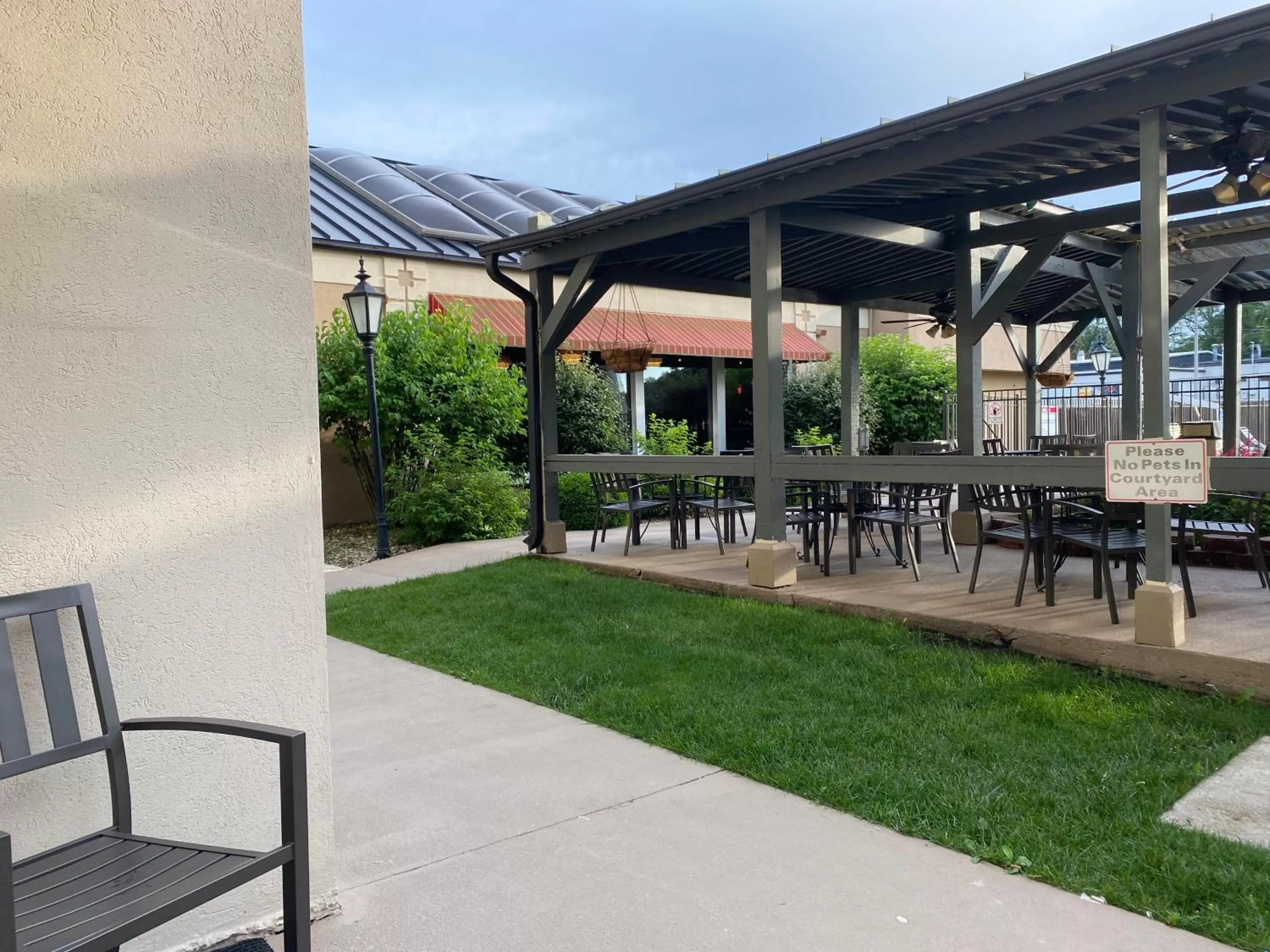 Patio in Wyndham Garden Warsaw