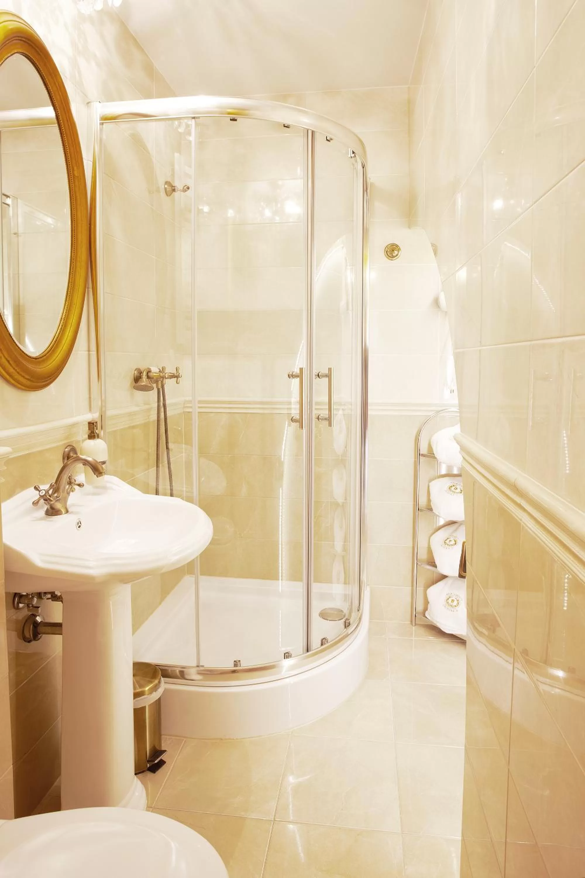 Shower in Aparthotel Grodzka 21