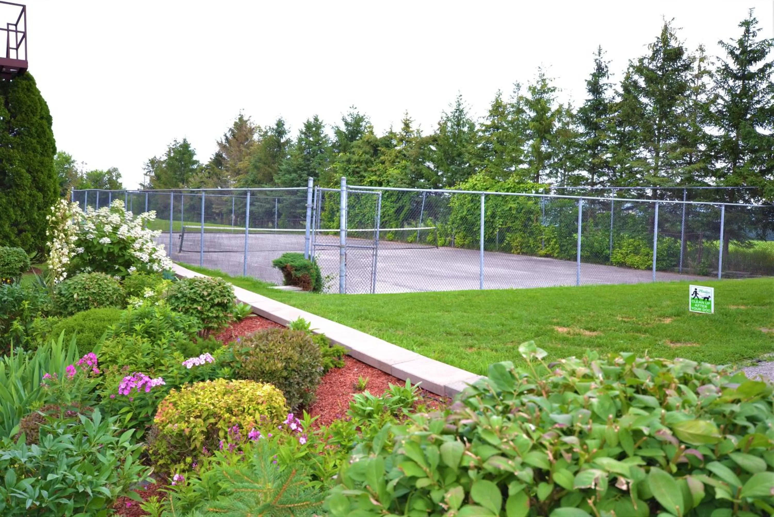 Garden view in Newmarket Inn