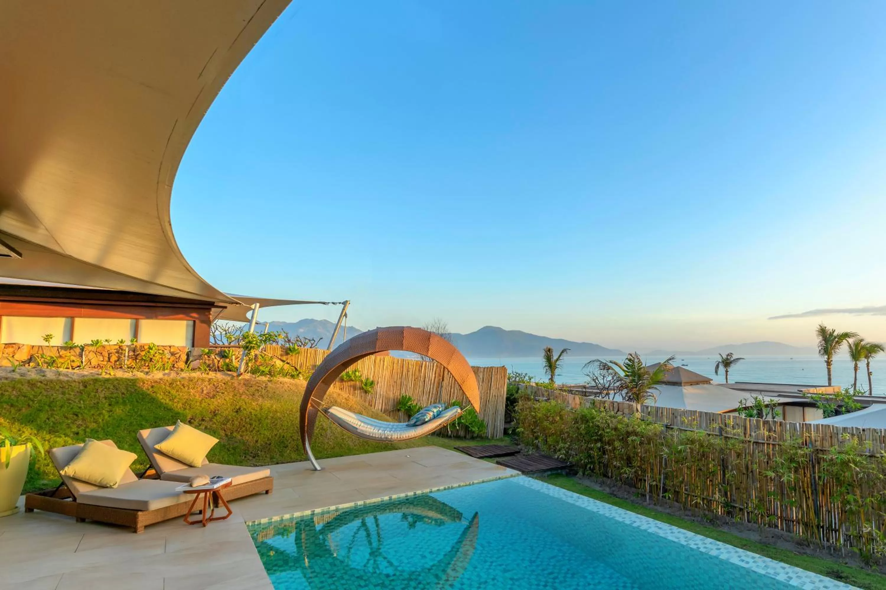 Patio in Fusion Resort Cam Ranh - All Spa Inclusive