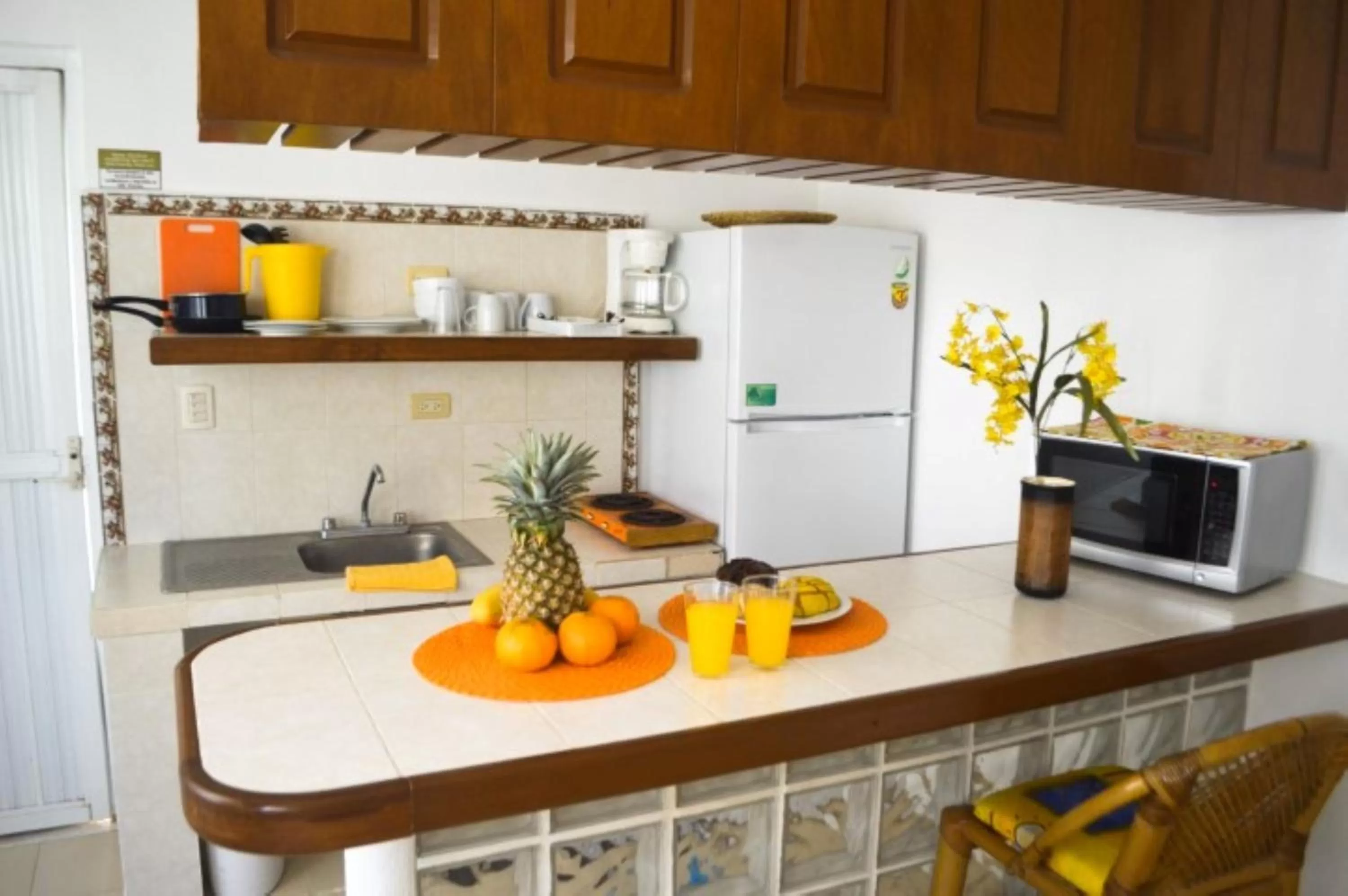 Kitchen or kitchenette in Arrecifes Suites