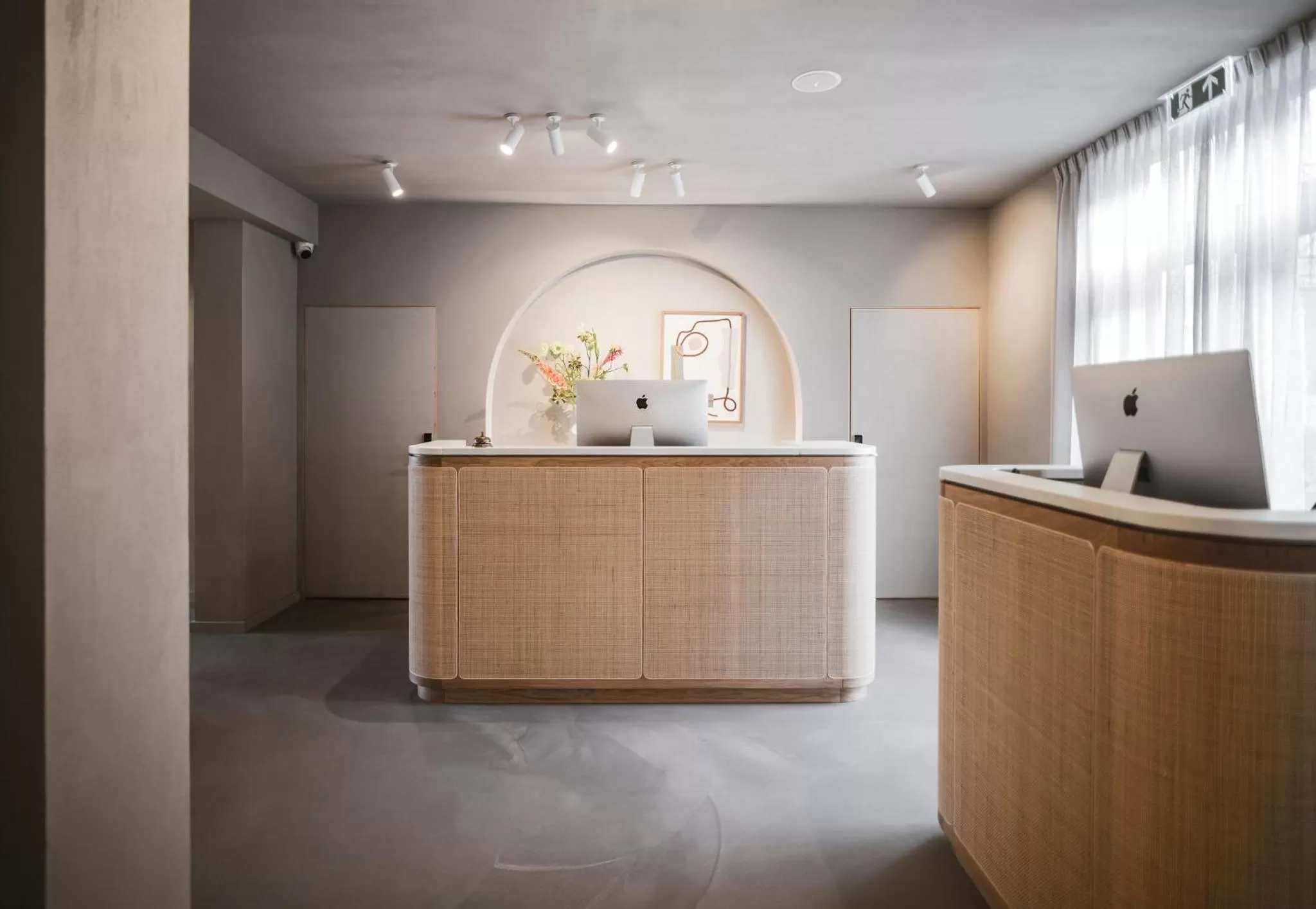 Lobby/Reception in Strandhotel Domburg