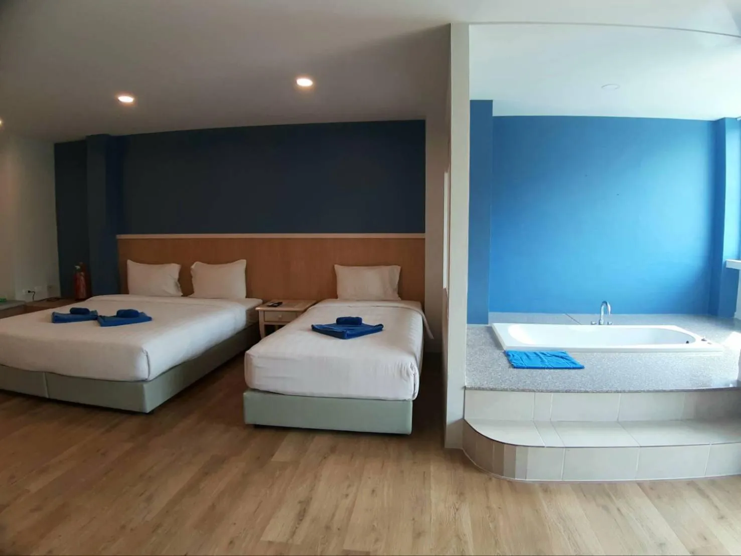 Bedroom, Bed in Karon Living Room - SHA Plus