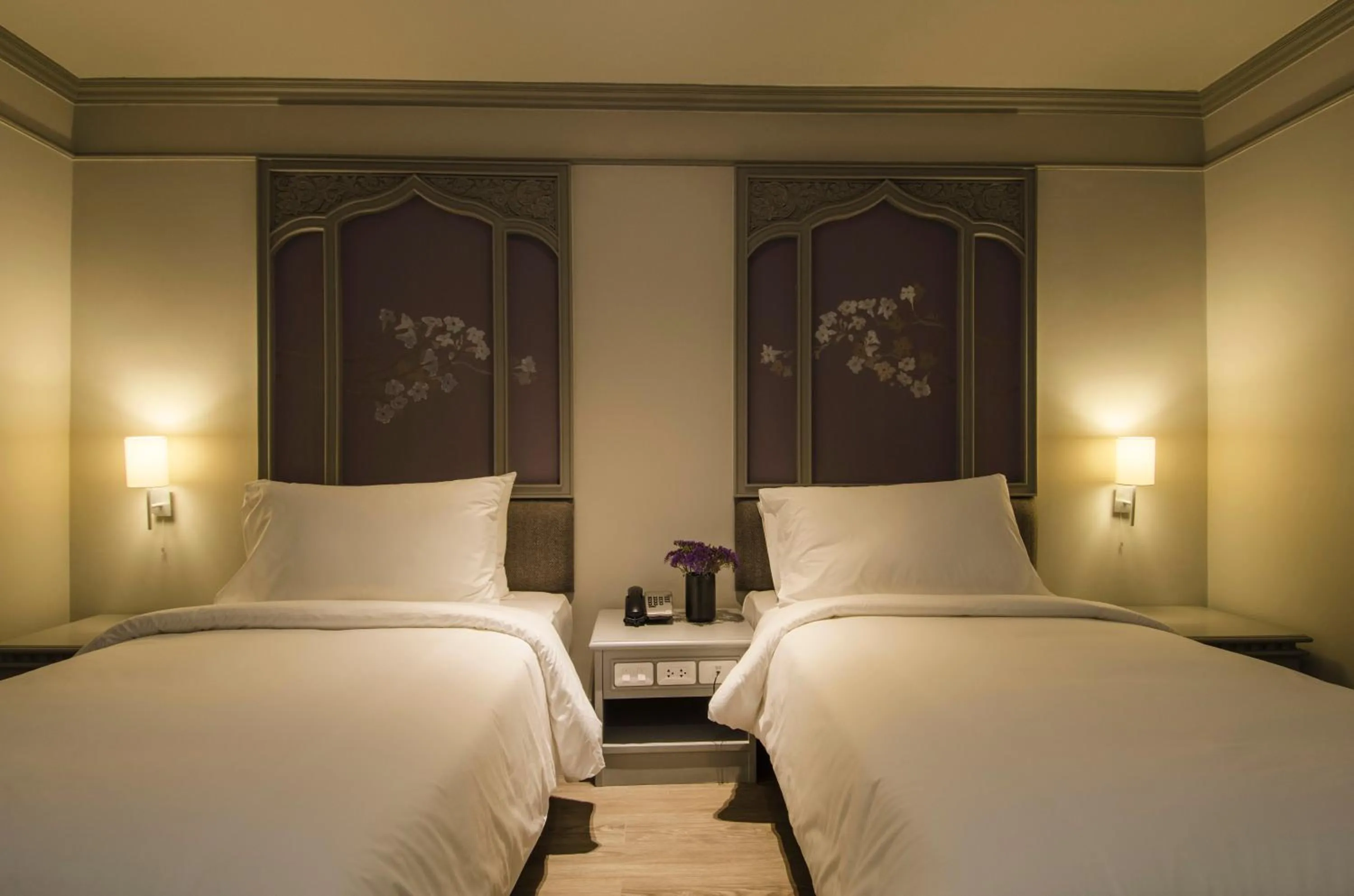 Bed in The Pantip Hotel Ladprao Bangkok