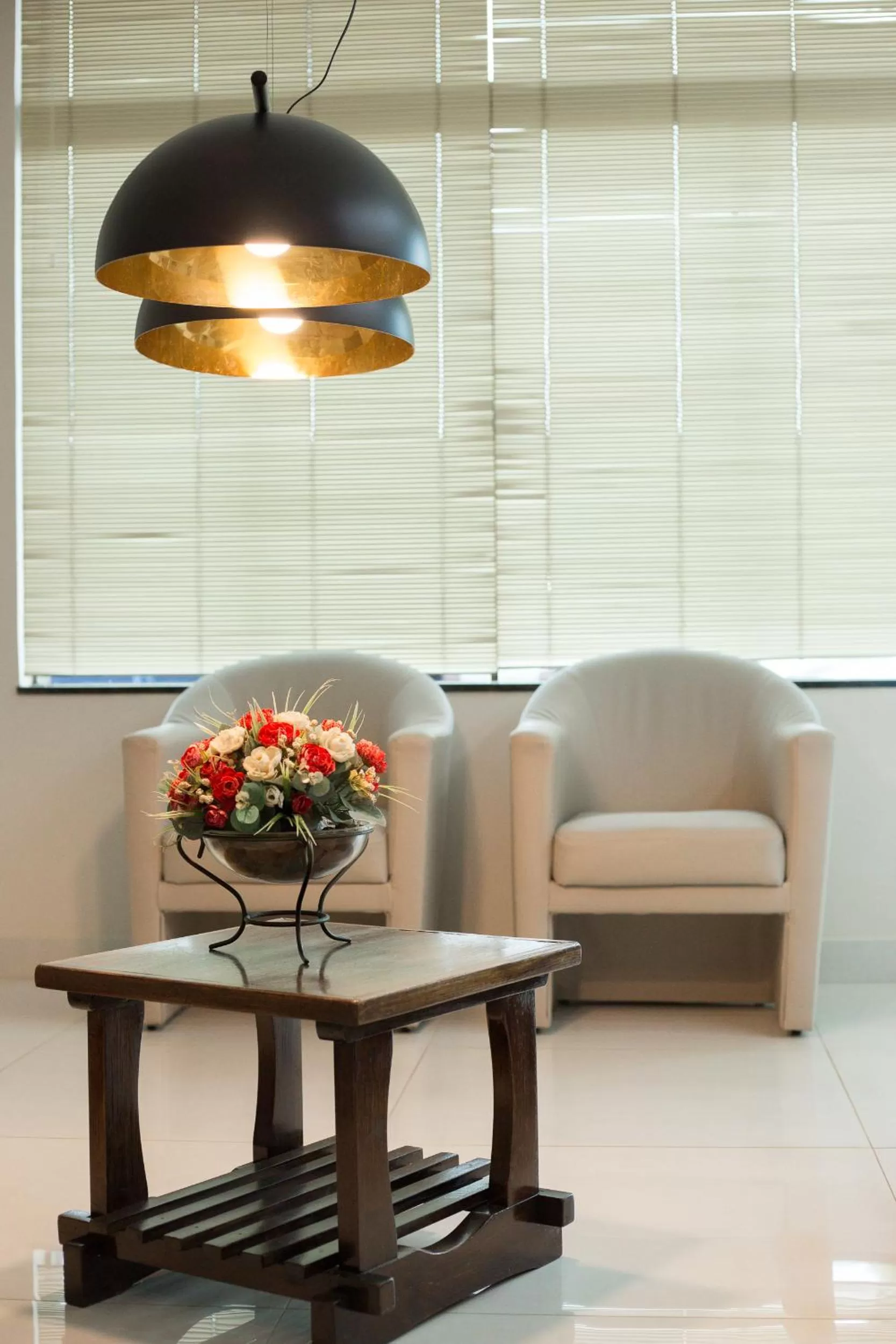 Seating area in Hotel Trevo Cascavel