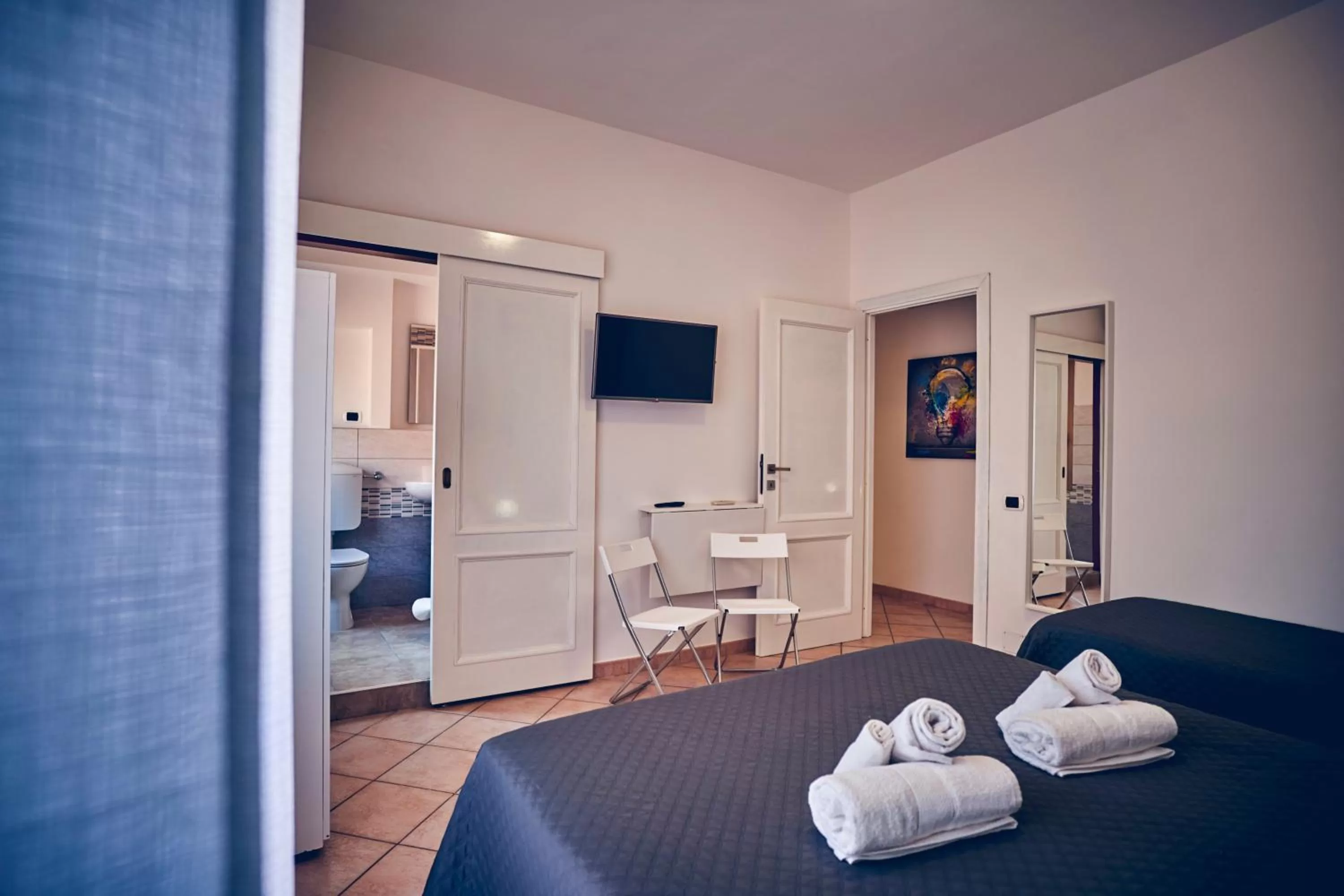 Bed in Travelershome 7Metri Ciampino GuestHouse