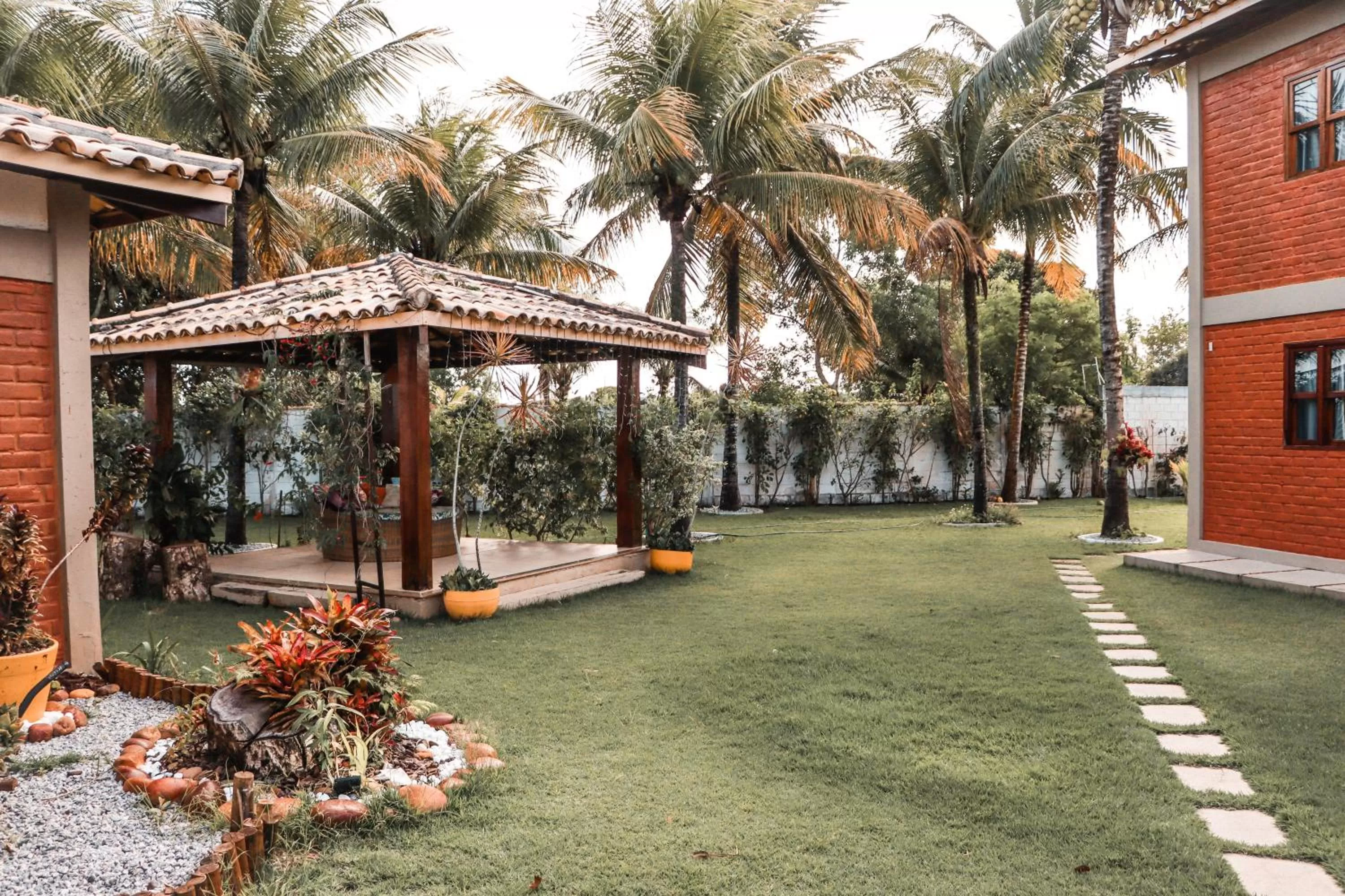 Garden in Pousada e Chale Porto Paraiso