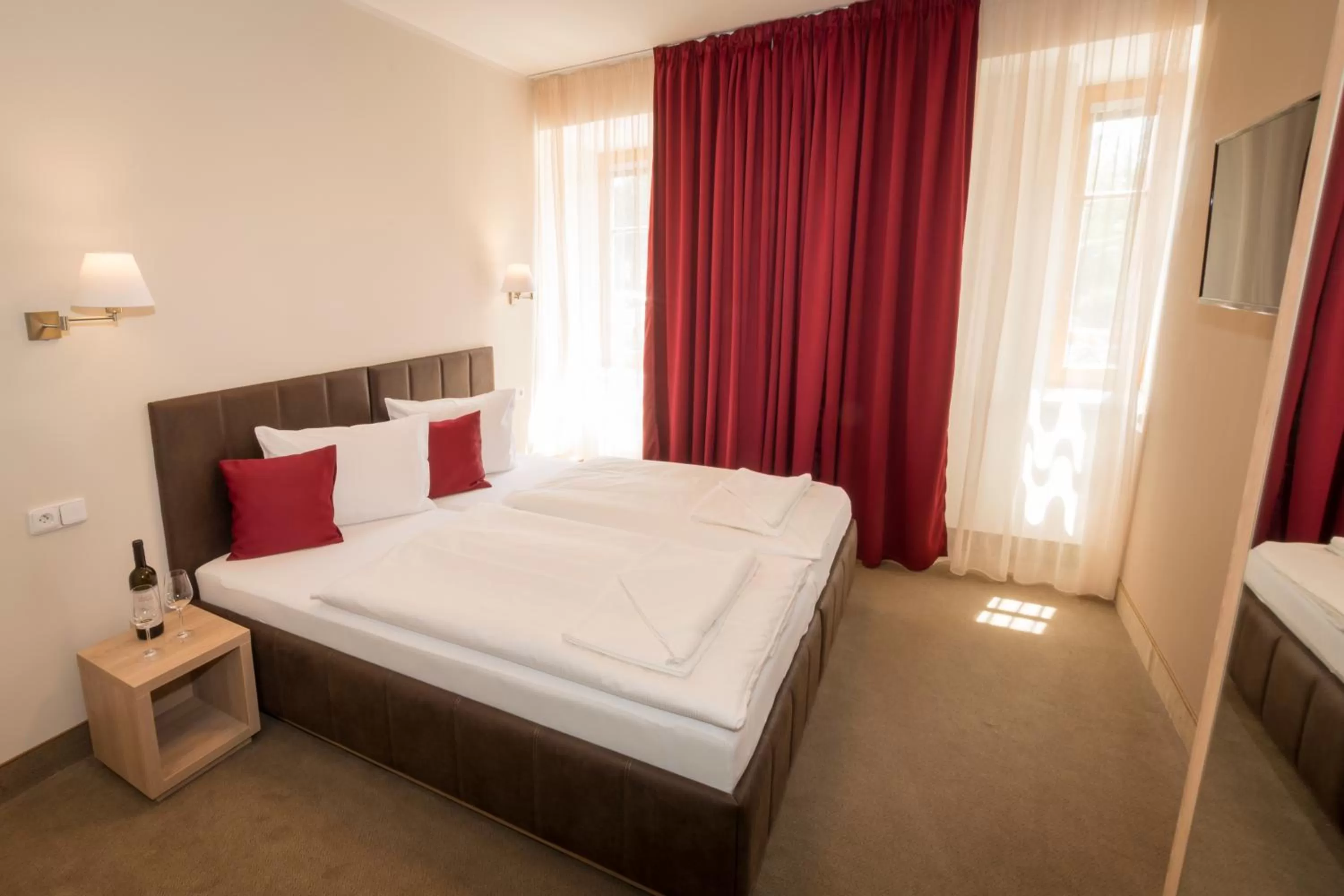 Bedroom, Bed in Relax Hotel Stork