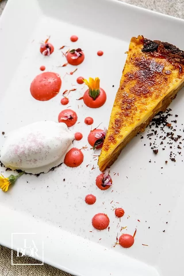 Food close-up in LaBor Kvártély