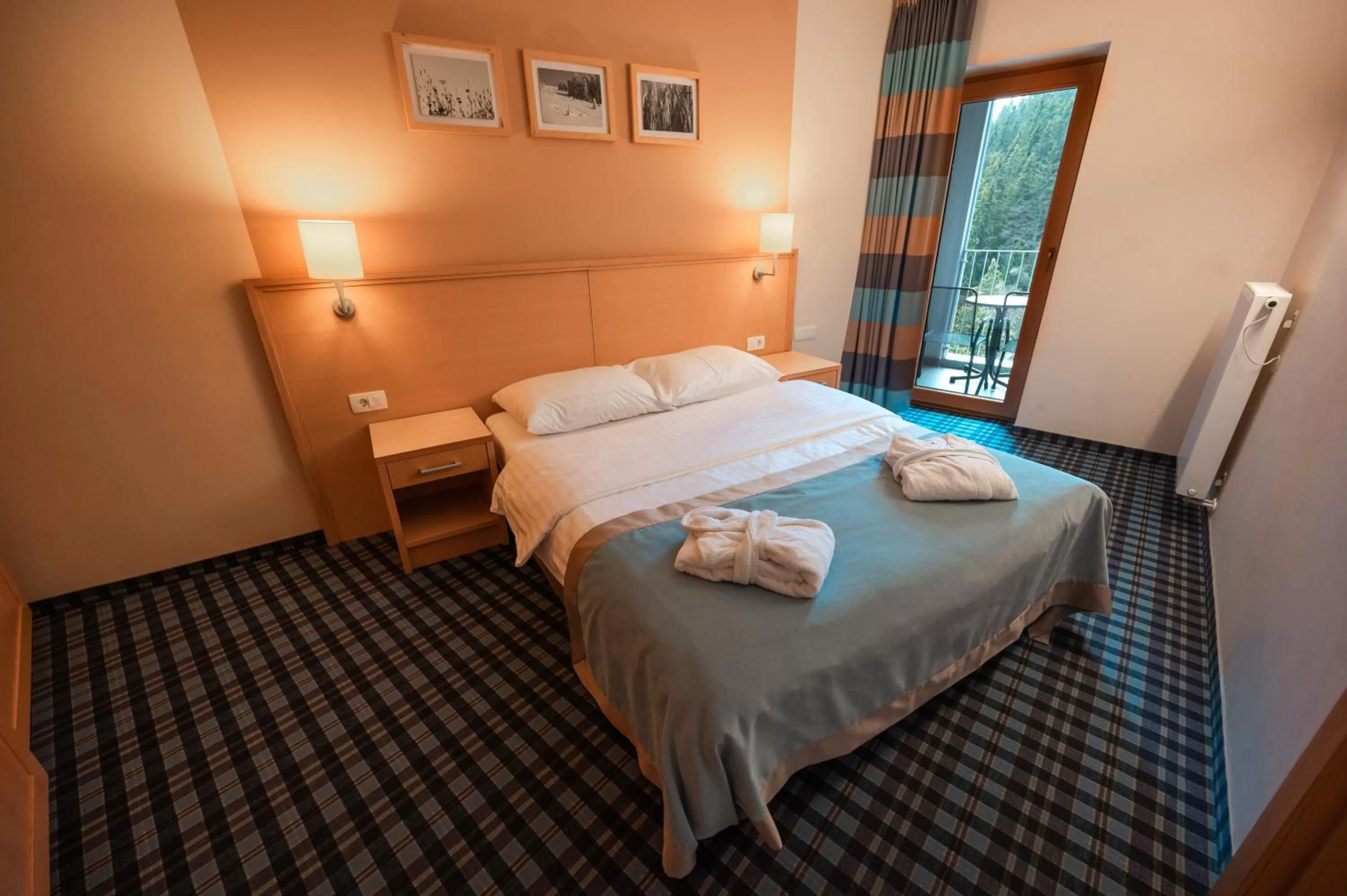 Bedroom, Bed in Wellness Hotel Montis