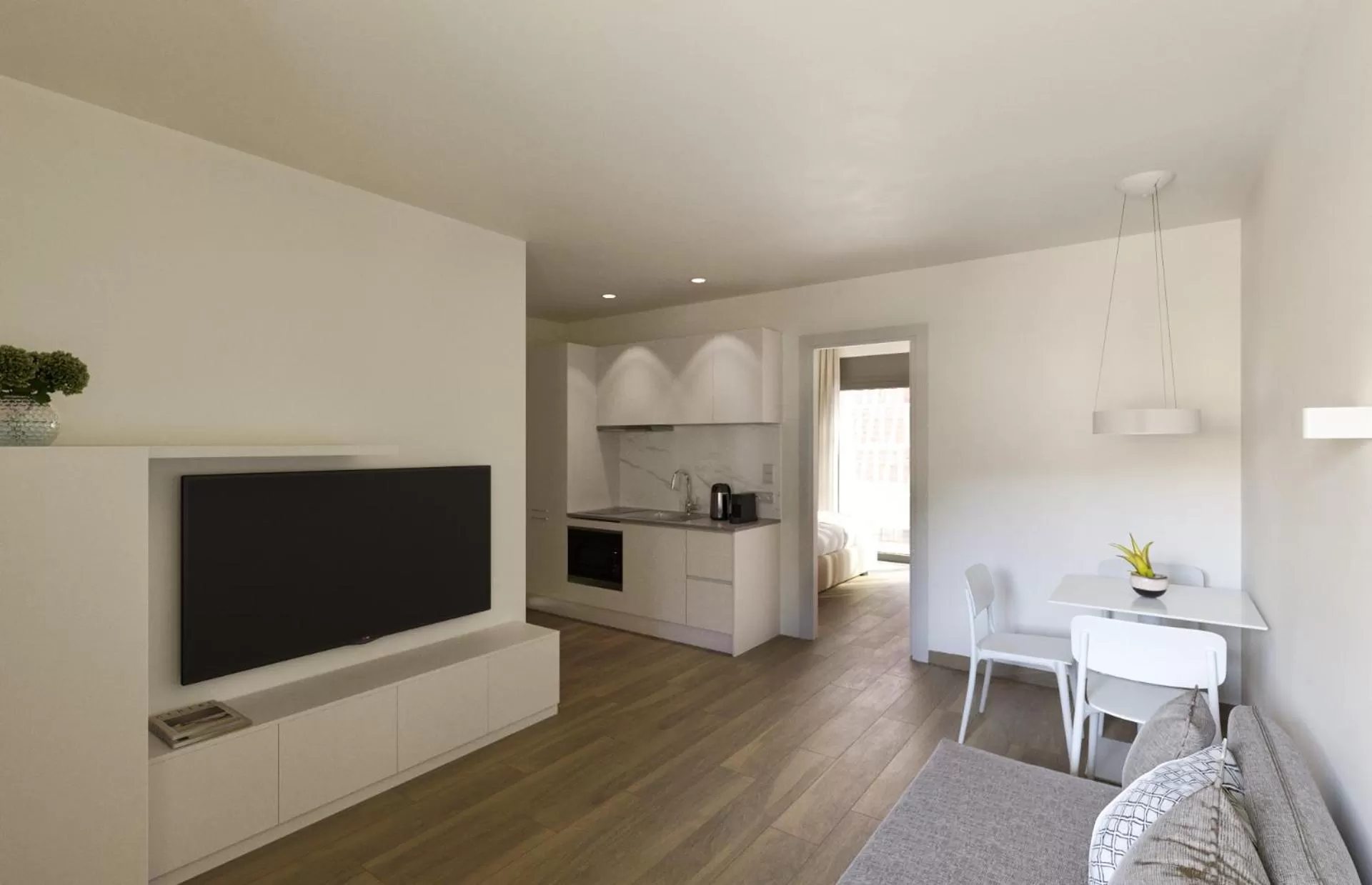 Kitchen or kitchenette in Athens Hill Luxury Apartments