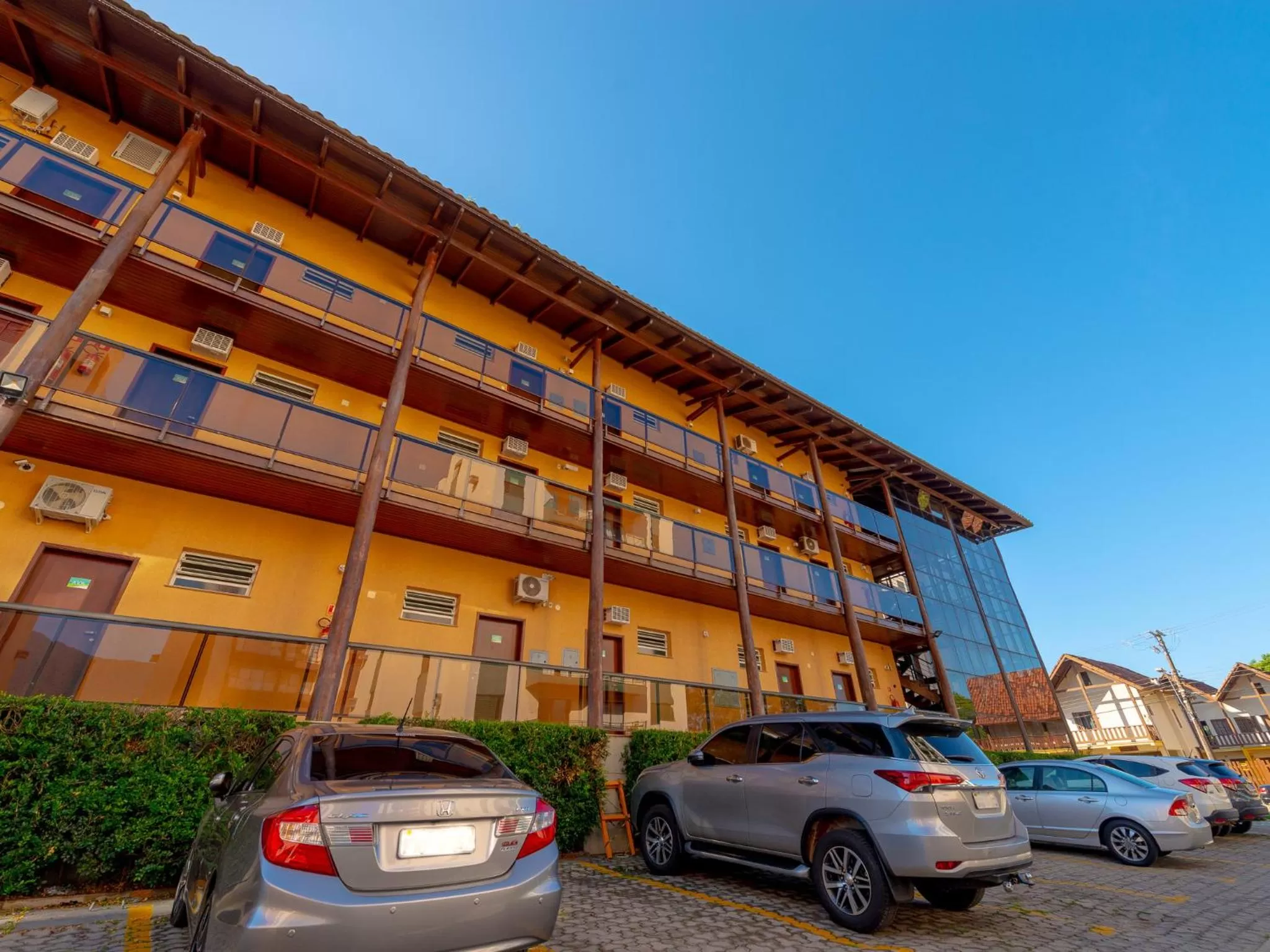 Balcony/Terrace in Hotel Costa Norte Massaguaçu