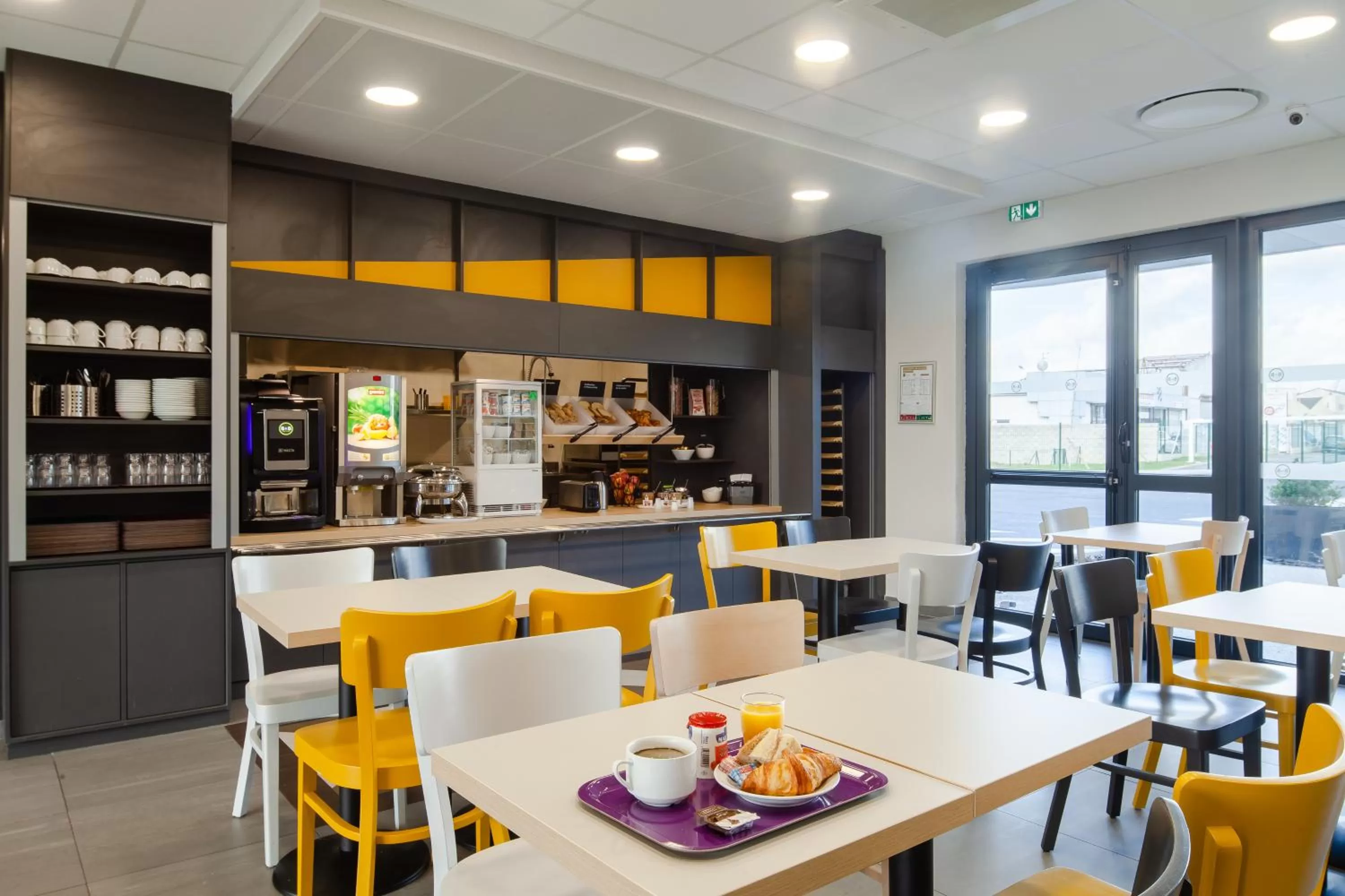 Buffet breakfast in B&B HOTEL Meaux