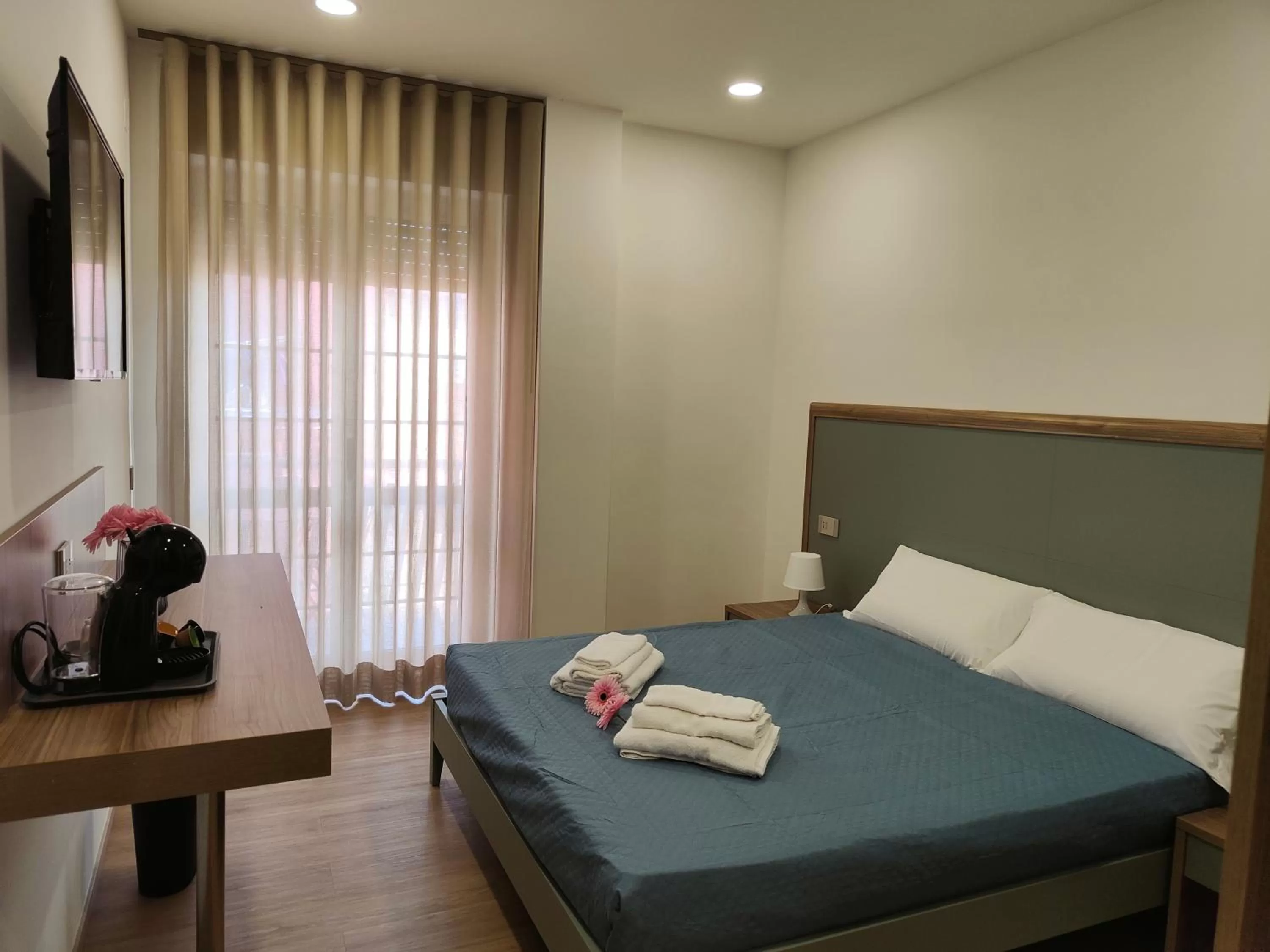 Bed in Pompeya Bed and Breakfast