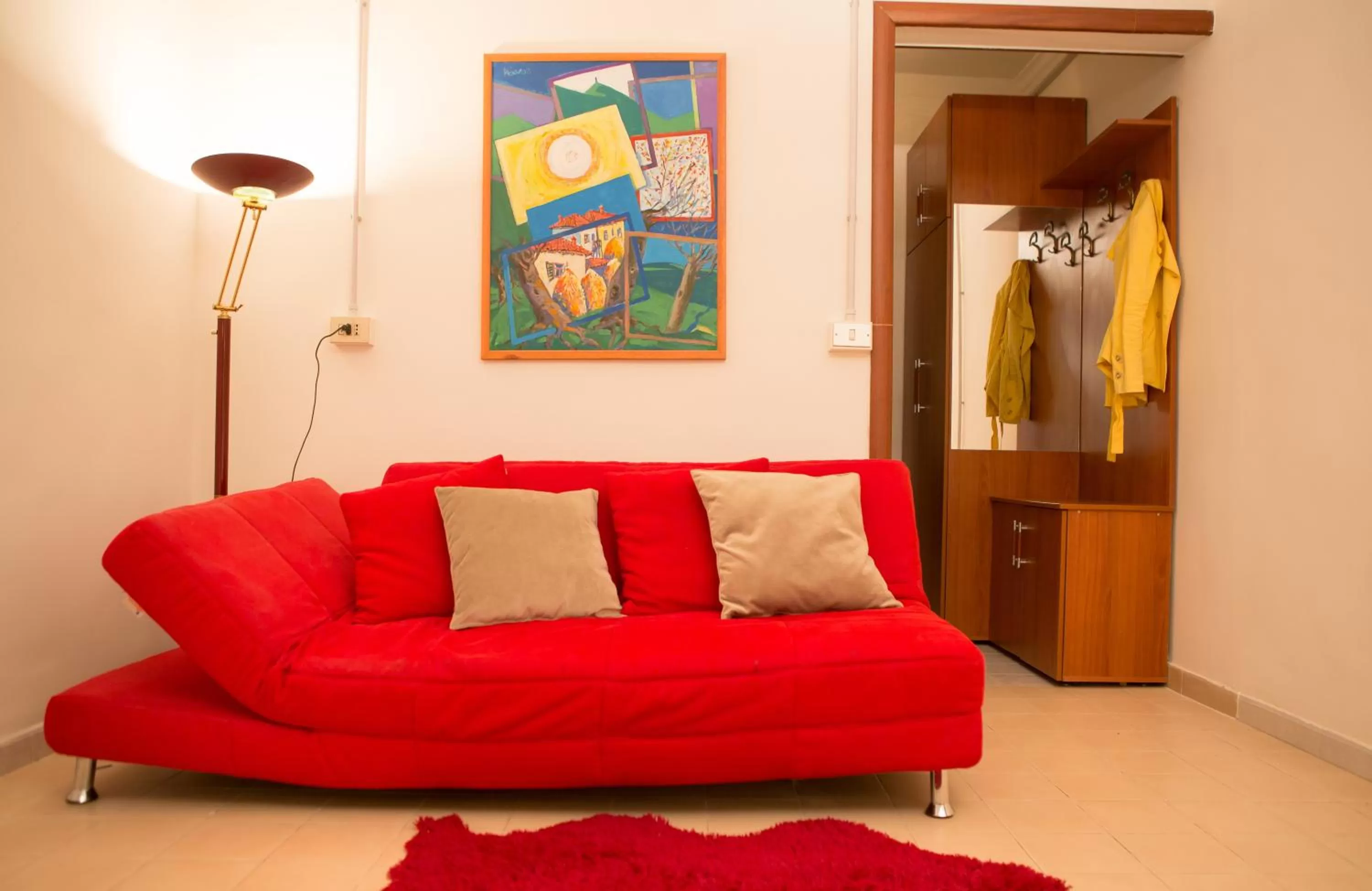 Seating Area in B&B Artistic Tirana