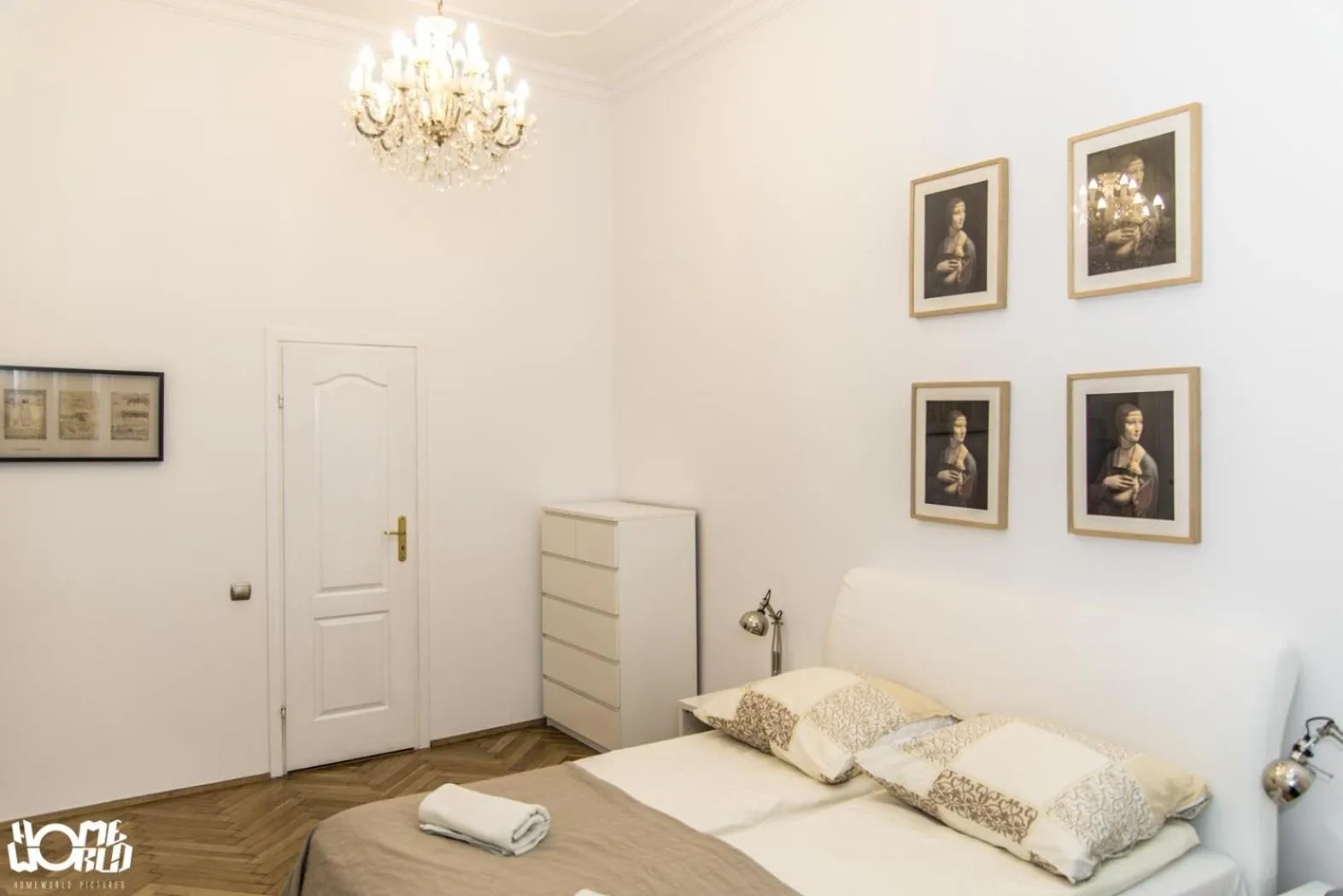 Bed in P&J Apartments Floriańska