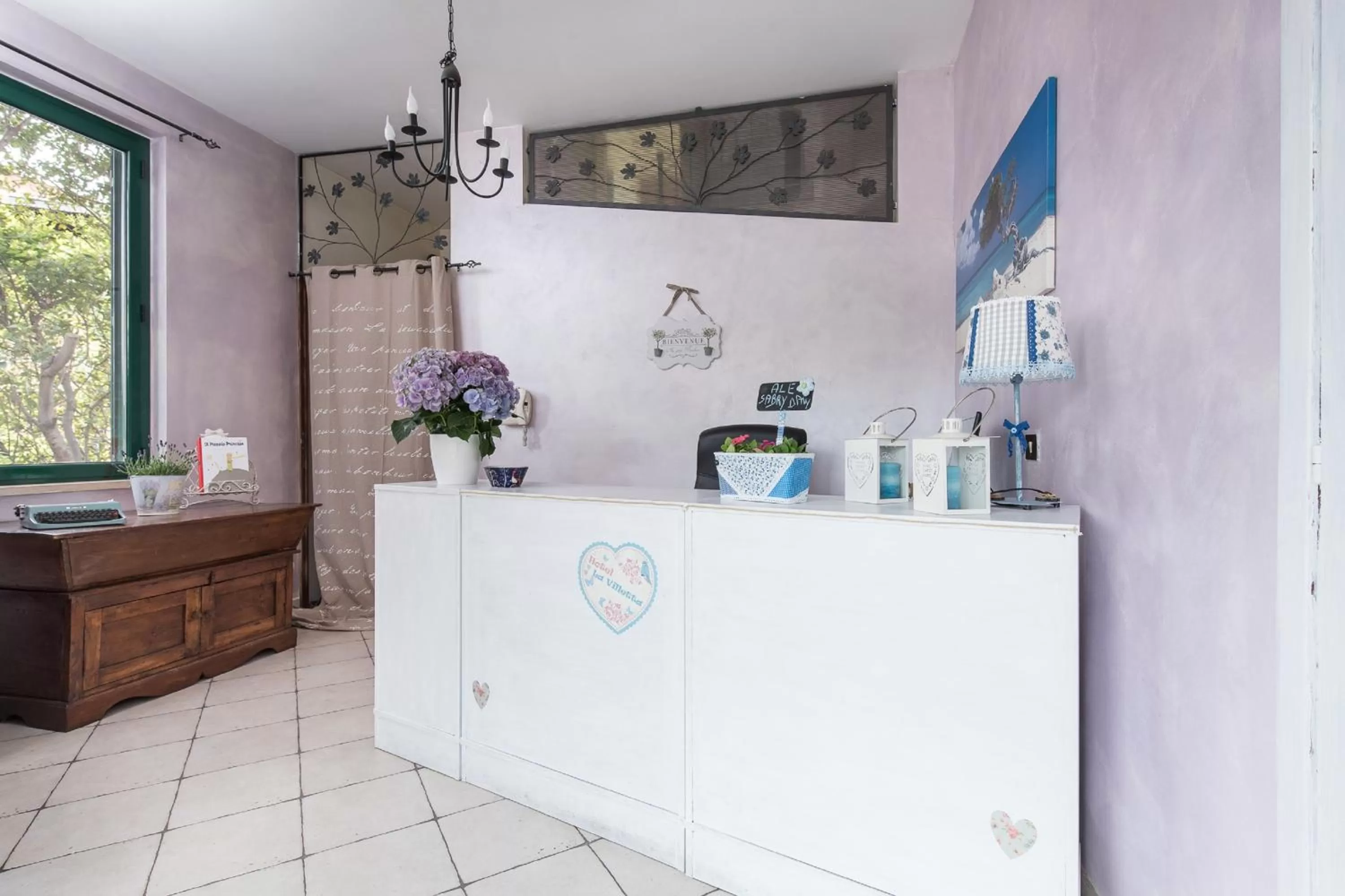 Lobby or reception in Hotel La Villetta