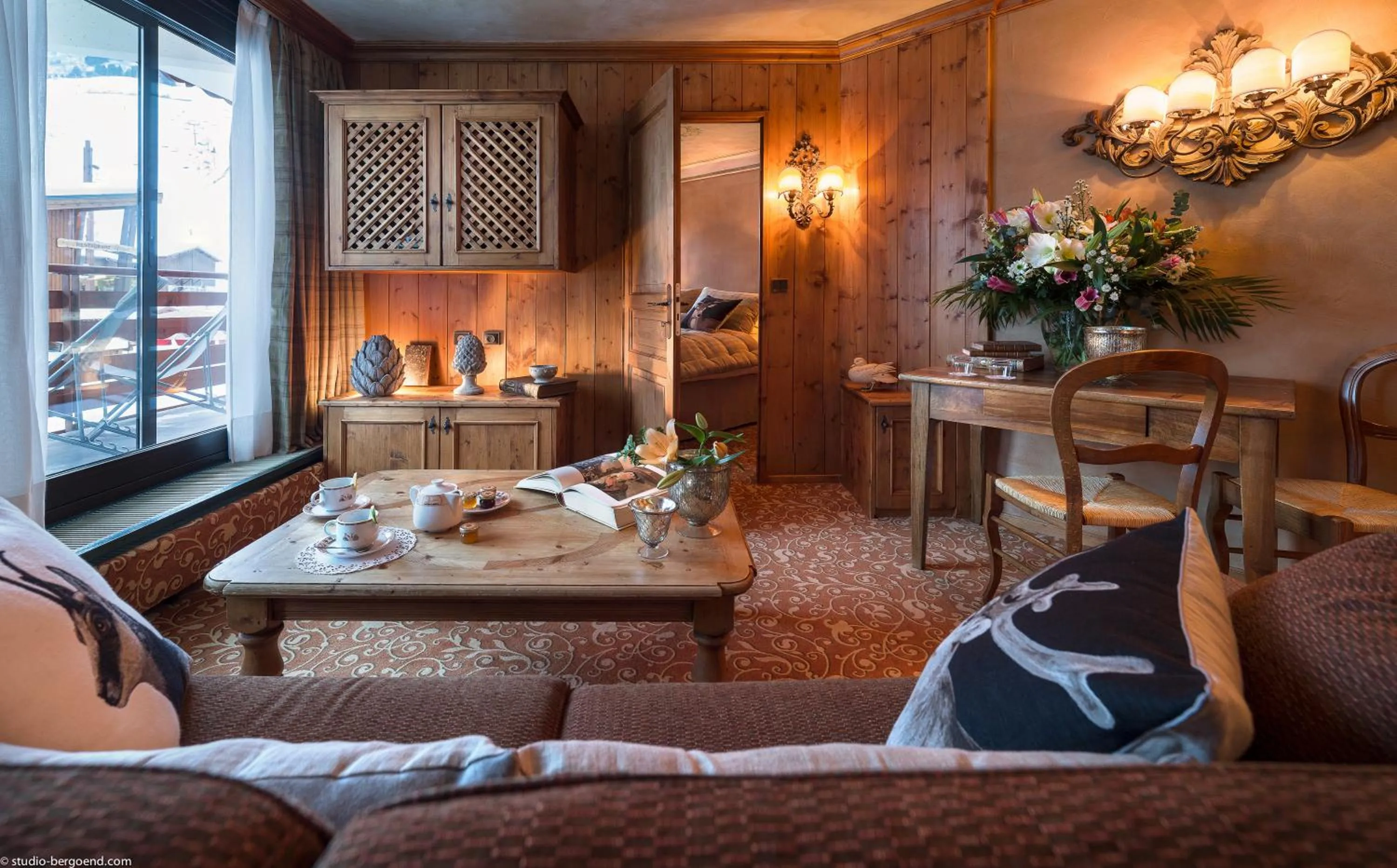 Living room in Hôtel Alpen Ruitor