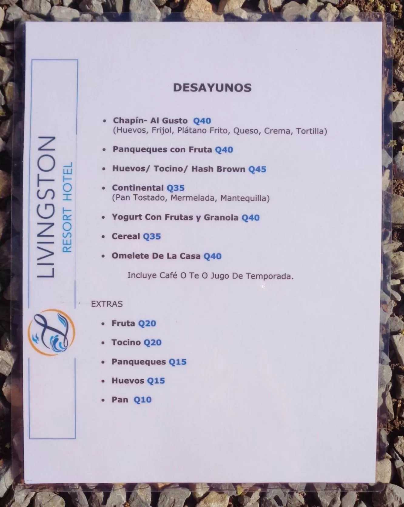 Restaurant/places to eat in Livingston Resort Hotel