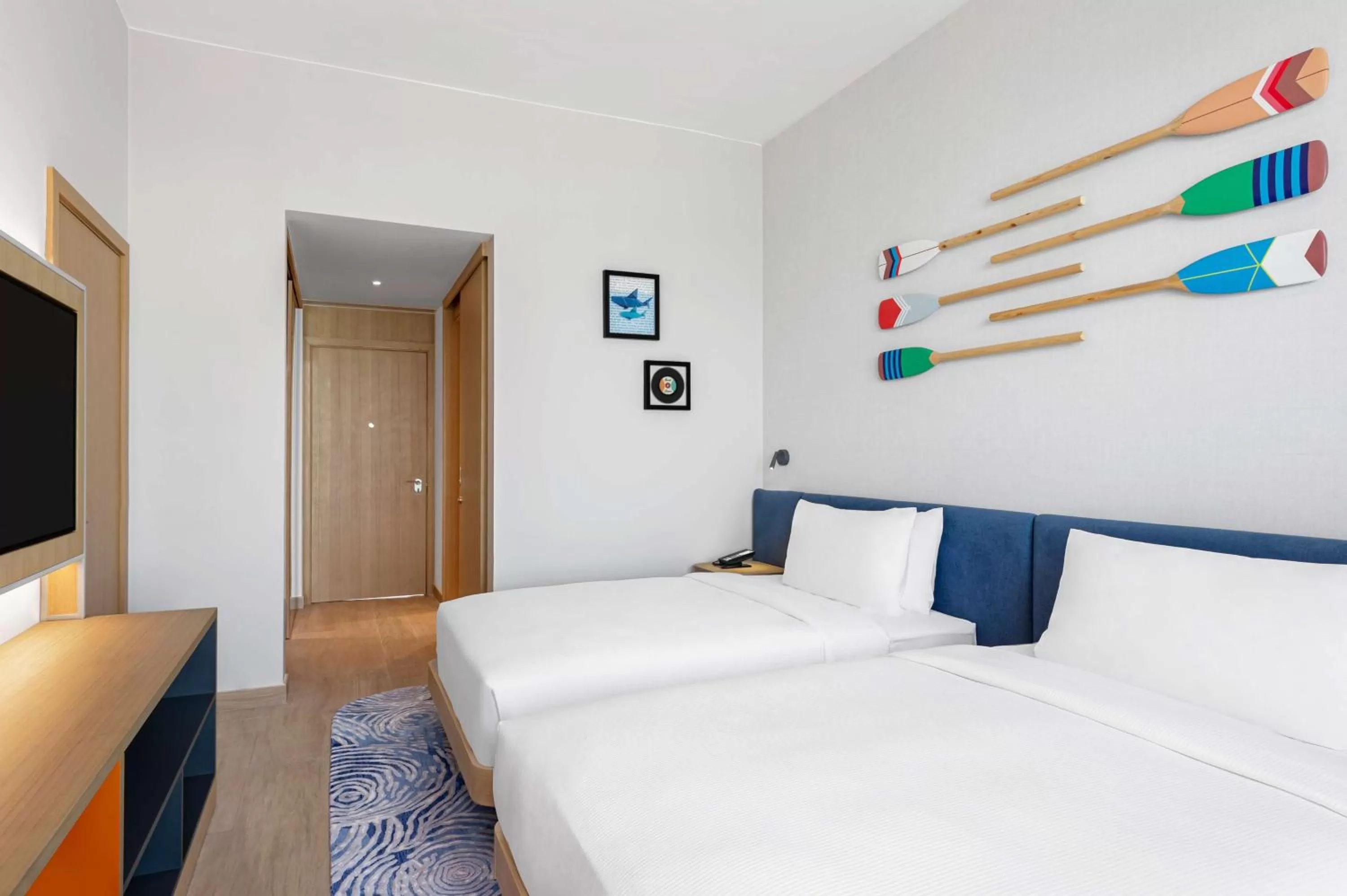 Bedroom, Bed in Hampton by Hilton Marjan Island