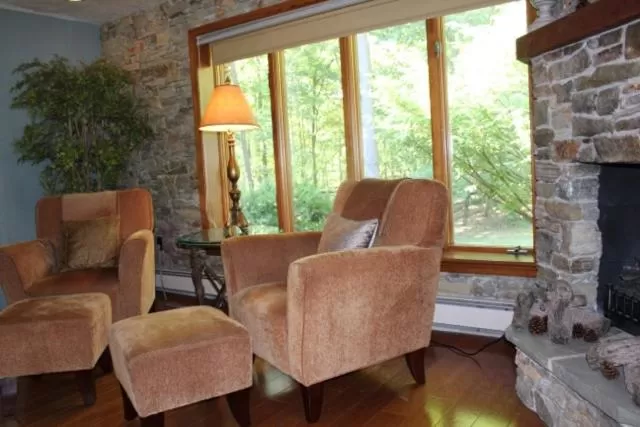 Seating area in The Inn at White Oak