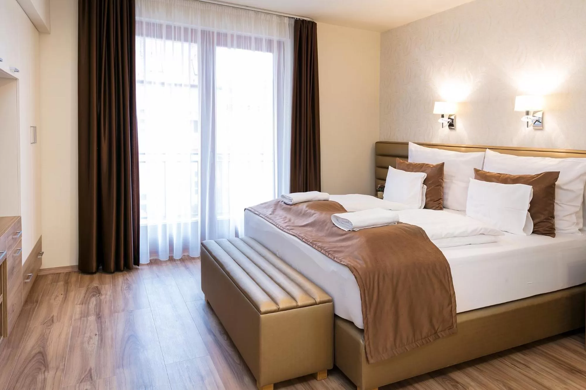 Bed in Főtér Rezidencia 2