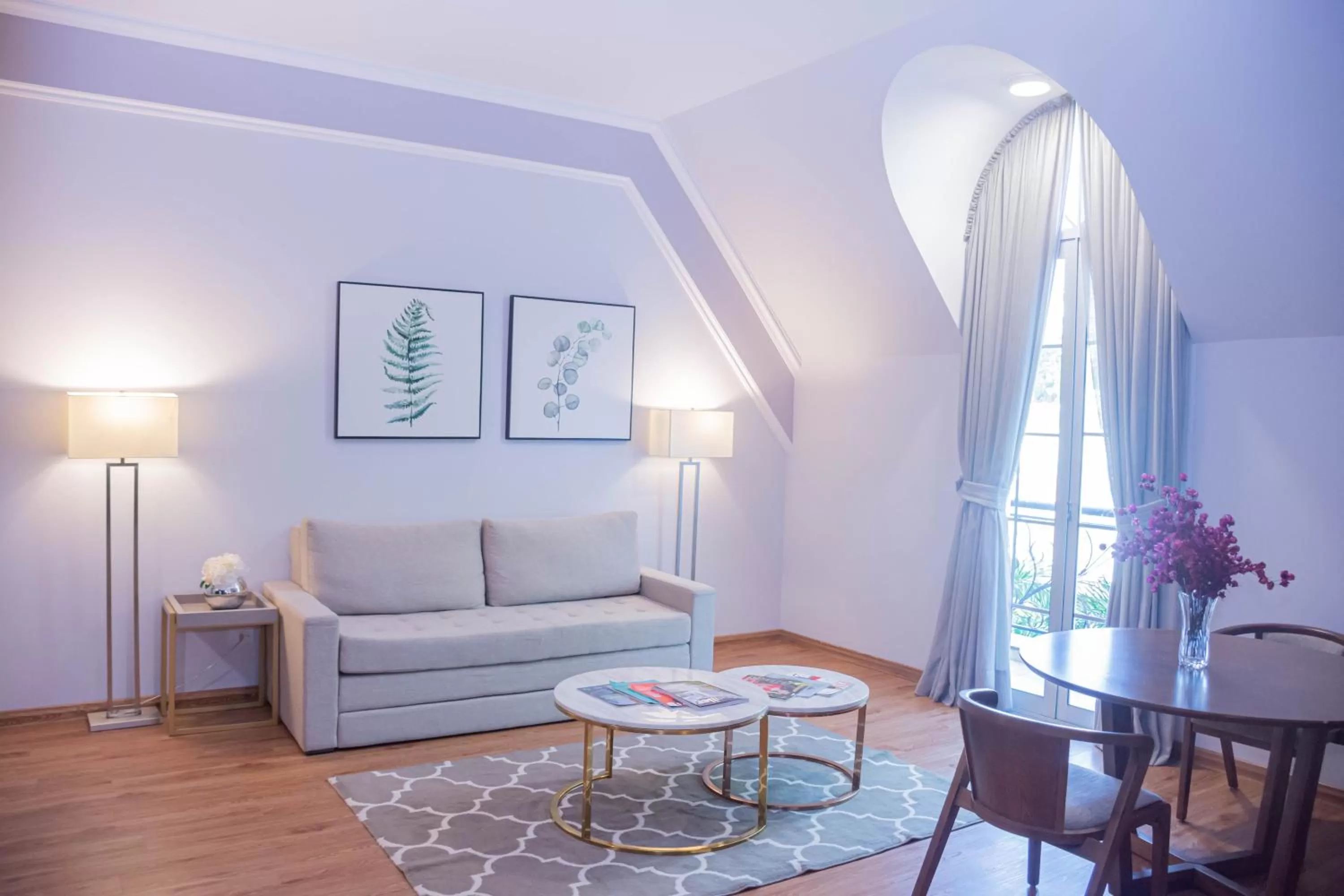 Living room in Bisinii Boutique Hotel