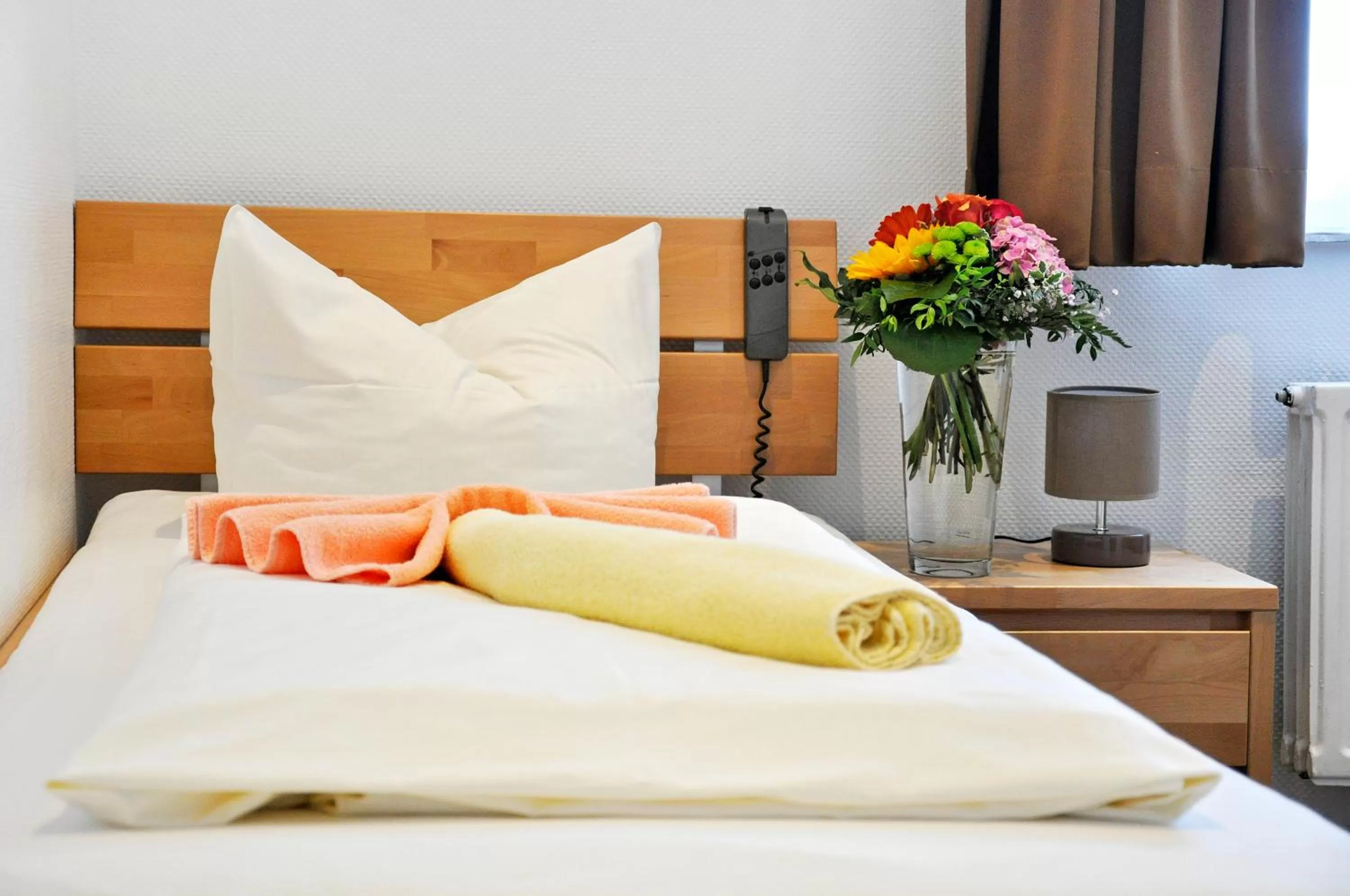 Decorative detail, Bed in Hotel Atlantik