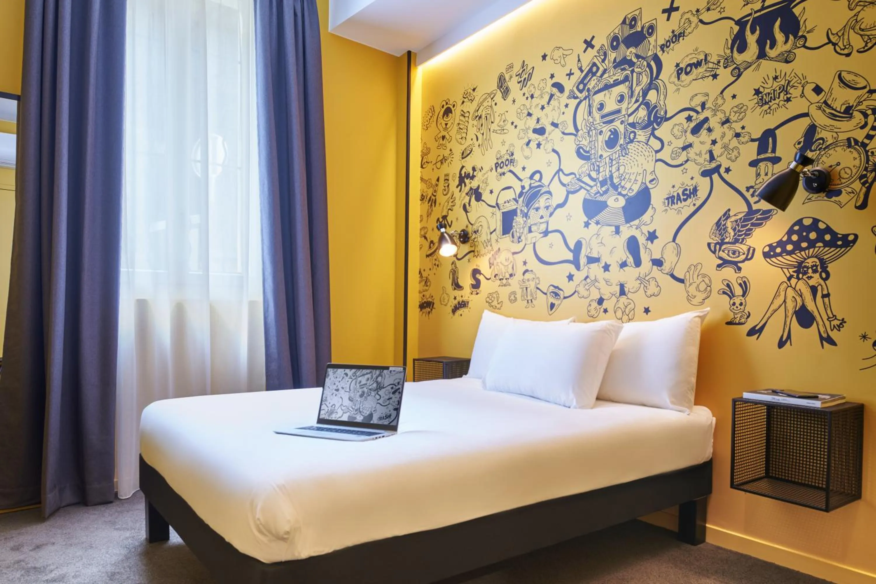 Photo of the whole room, Bed in Ibis Styles Paris Gare de l'Est Magenta