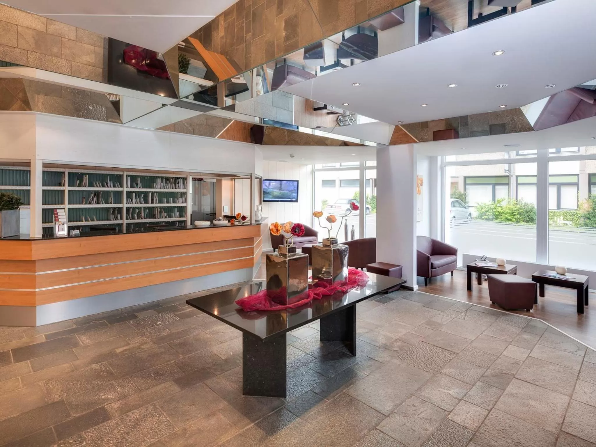 TV and multimedia, Lobby/Reception in Hotel Am Rosenpark