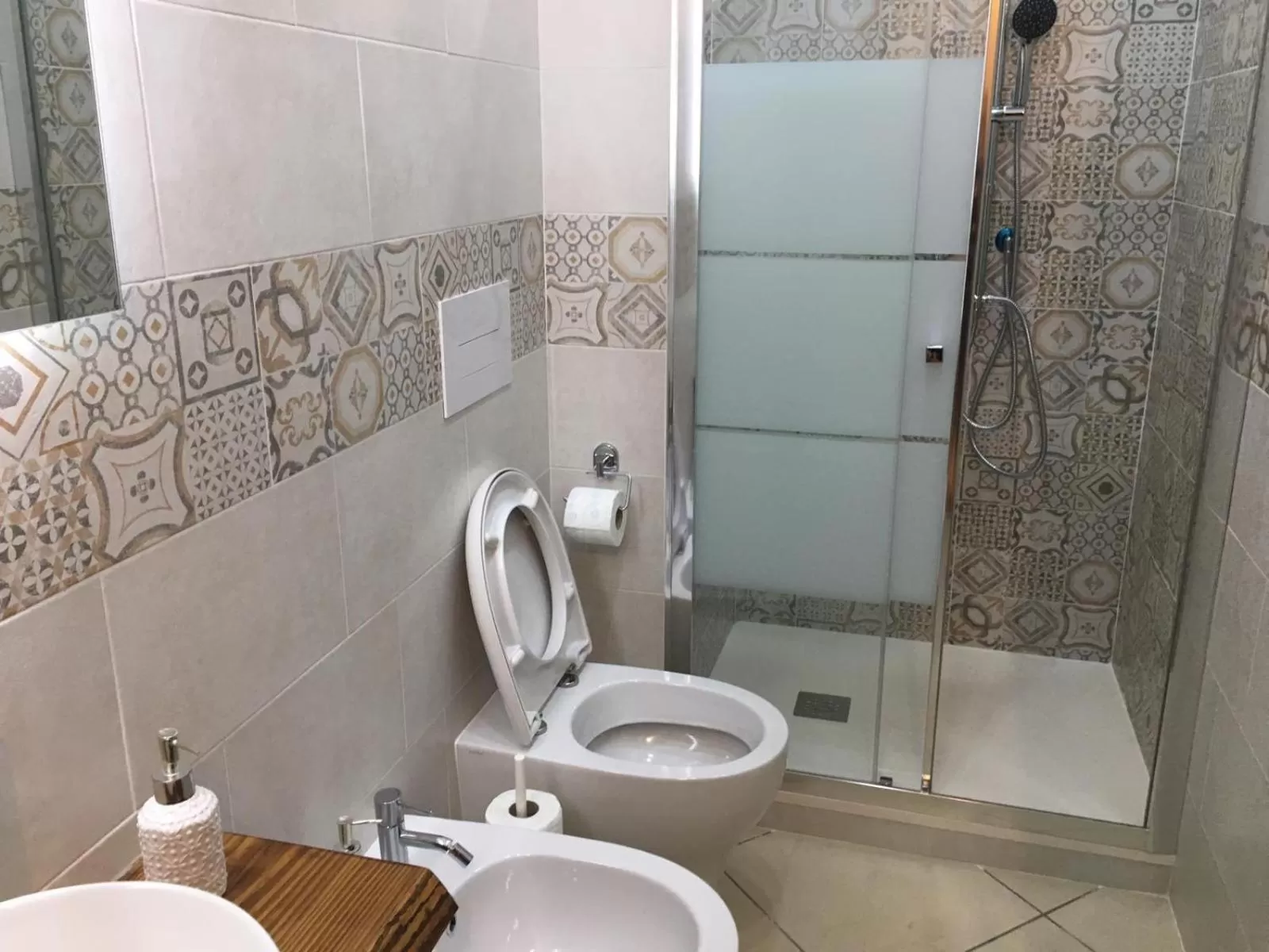 Bathroom in B&B LA PIETRA